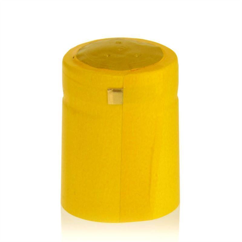 Capsulă termocontractabilă 32x41, plastic PVC, galben Capsulă termocontractabilă 32x41, plastic PVC, galben