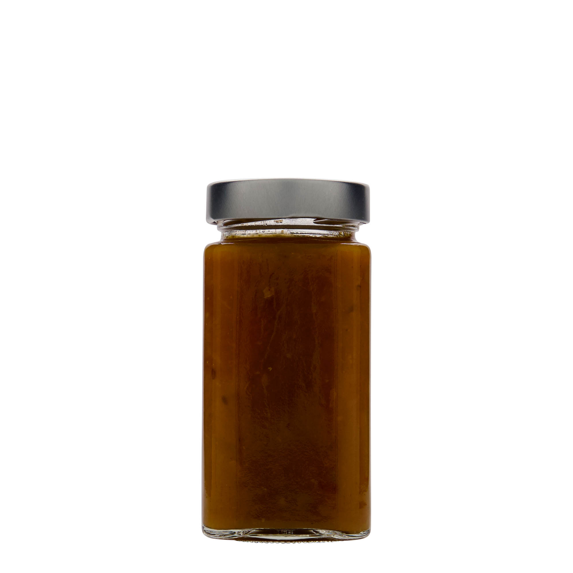 314 ml borcan pătrat „Funny”, gura: Deep-Twist-Off (DTO 58) 314 ml borcan pătrat „Funny”, gura: Deep-Twist-Off (DTO 58)