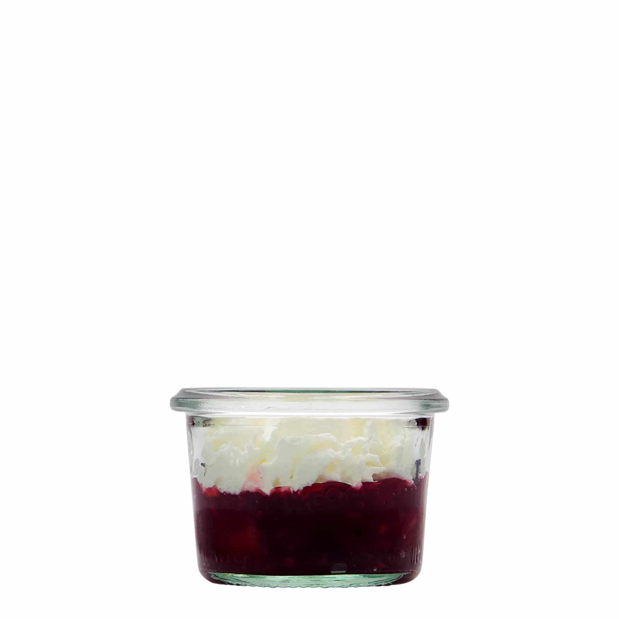 80 ml borcan WECK cu gura rotundă, margine rotundă 80 ml borcan WECK cu gura rotundă, margine rotundă