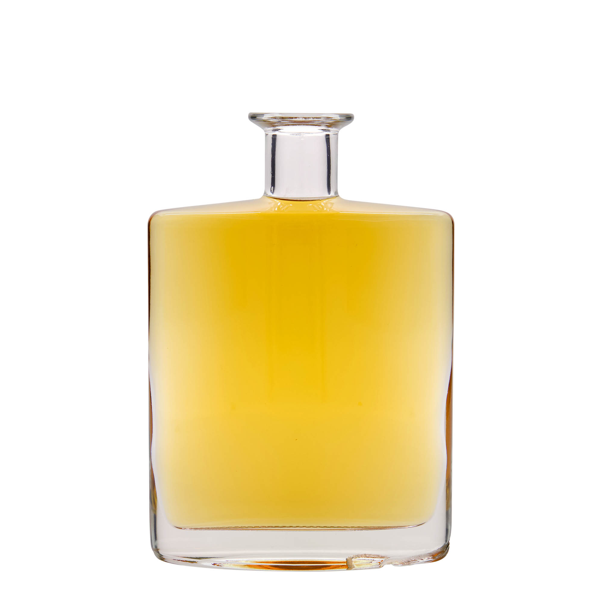 Sticlă de sticlă 700 ml „Zorbas”, ovală, gura: dop de plută