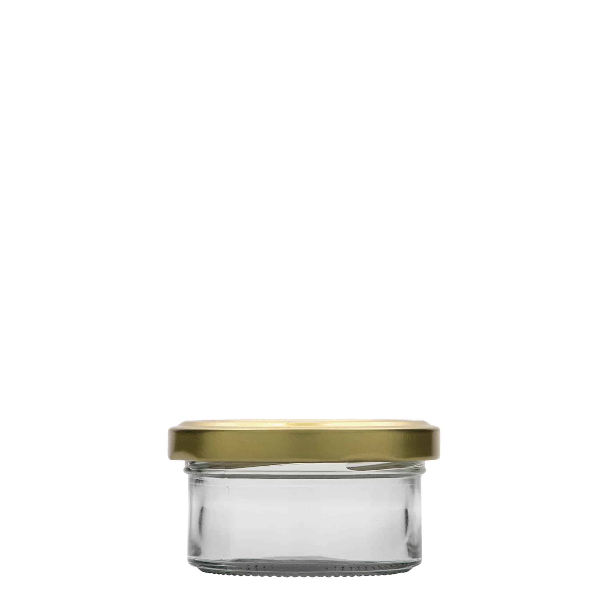 70 ml borcan plat cu pereți drepți, gura: Twist-Off (TO 66)