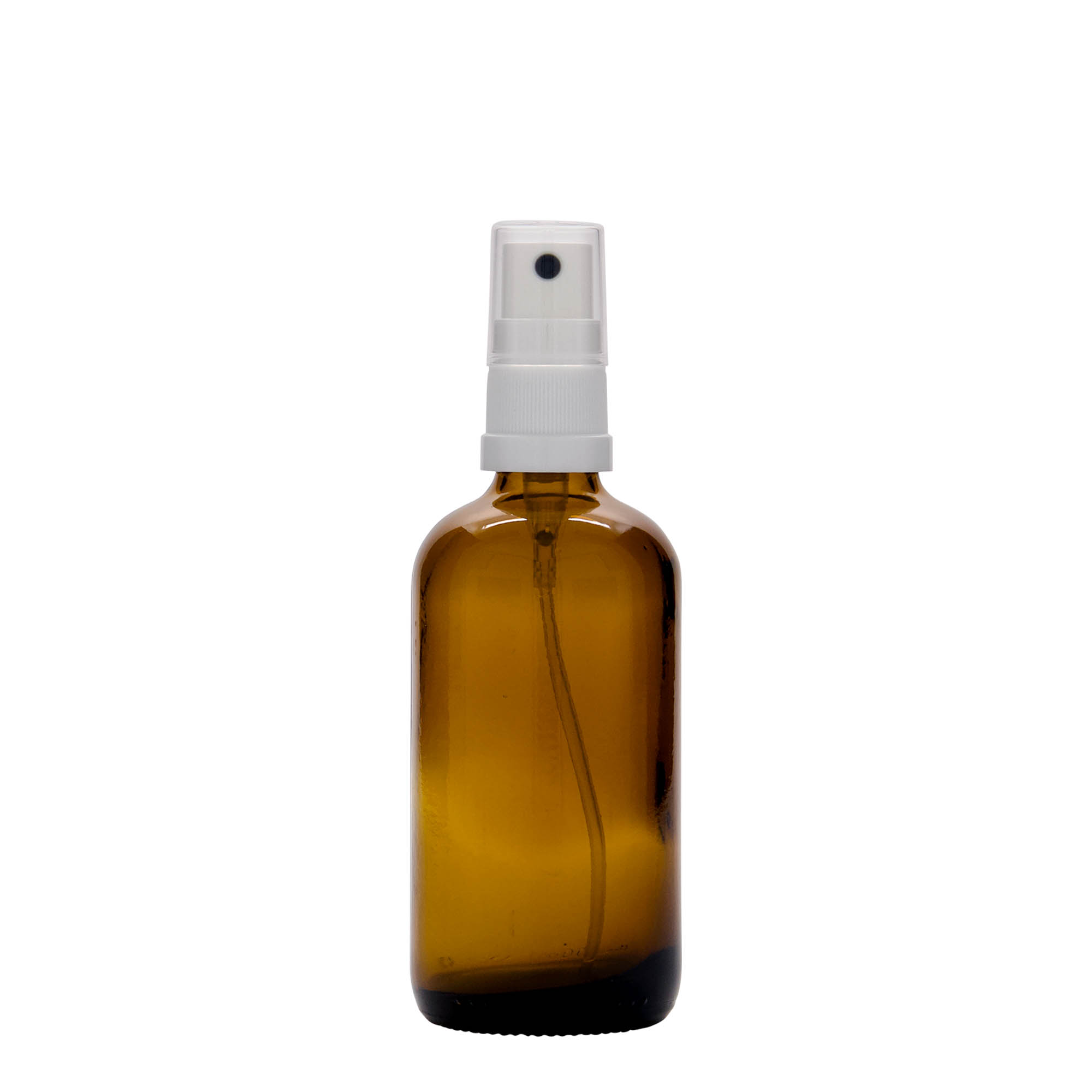 100 ml flacon spray medicament, sticlă, maro, gura: DIN 18 100 ml flacon spray medicament, sticlă, maro, gura: DIN 18