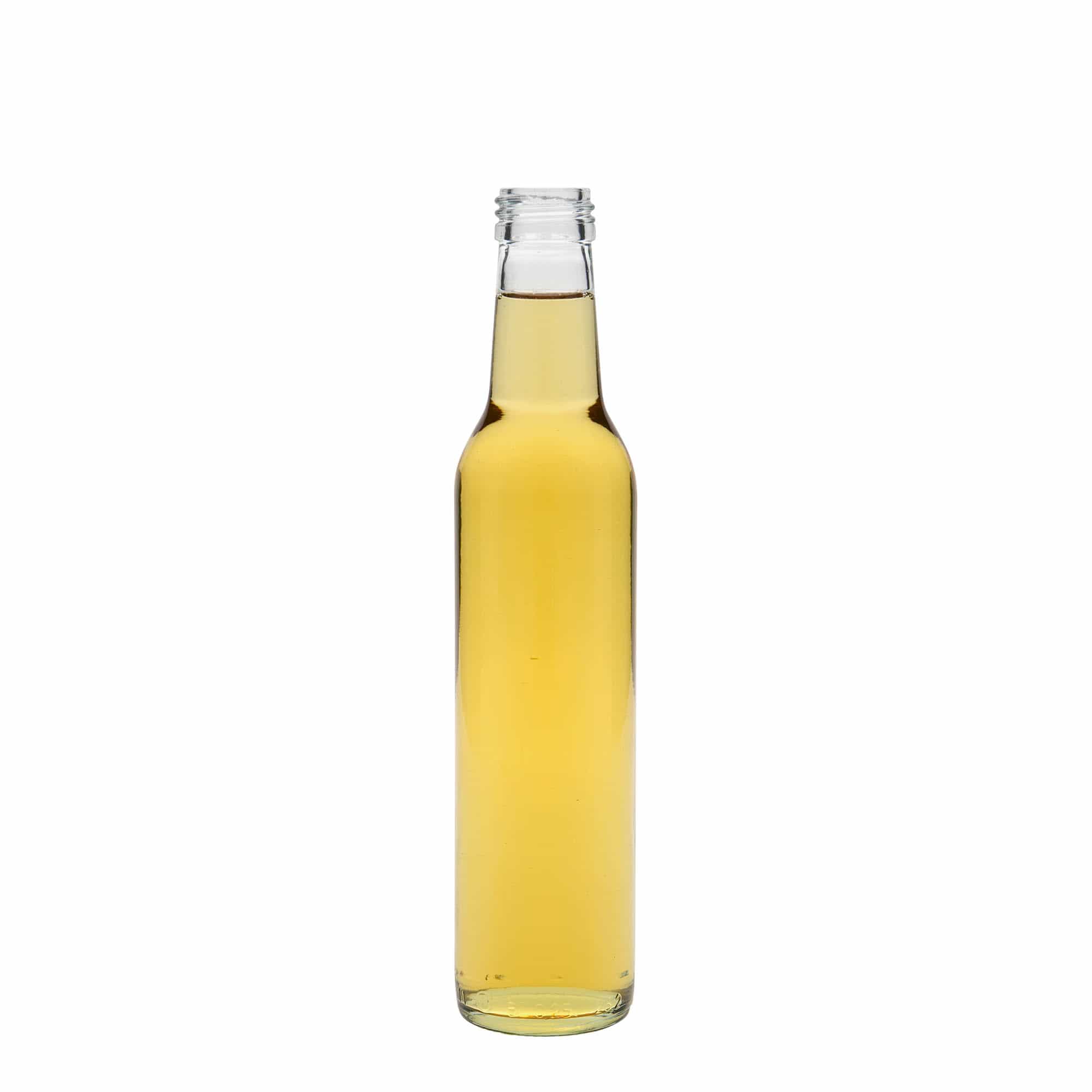 Sticlă de sticlă de 250 ml „Cilindrică”, gura: PP 28