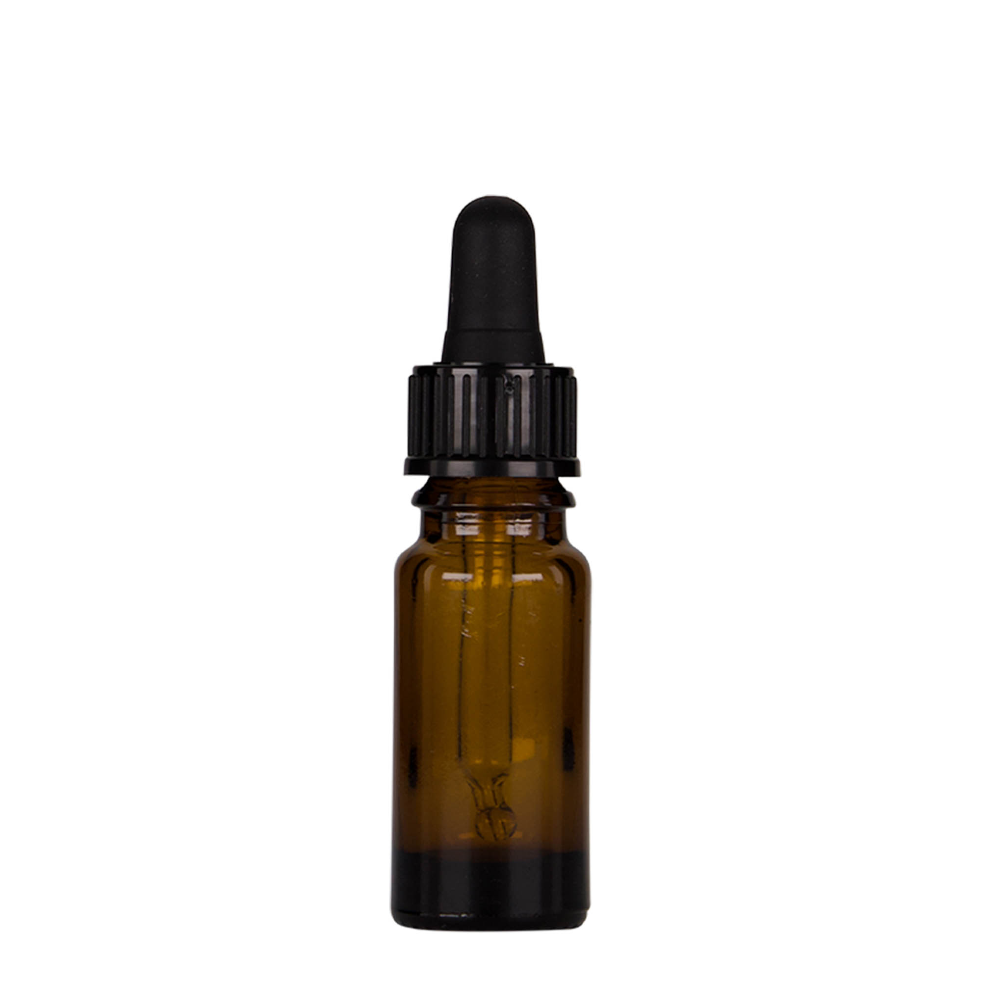 Sticlă cu pipetă de 10 ml pentru medicamente, sticlă, maro-negru, gura: DIN 18 Sticlă cu pipetă de 10 ml pentru medicamente, sticlă, maro-negru, gura: DIN 18