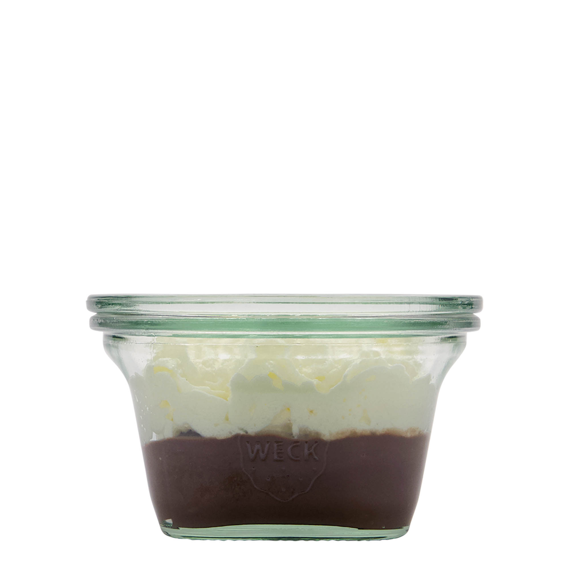 290 ml borcan WECK Quadro, pătrat, gura: margine rotundă