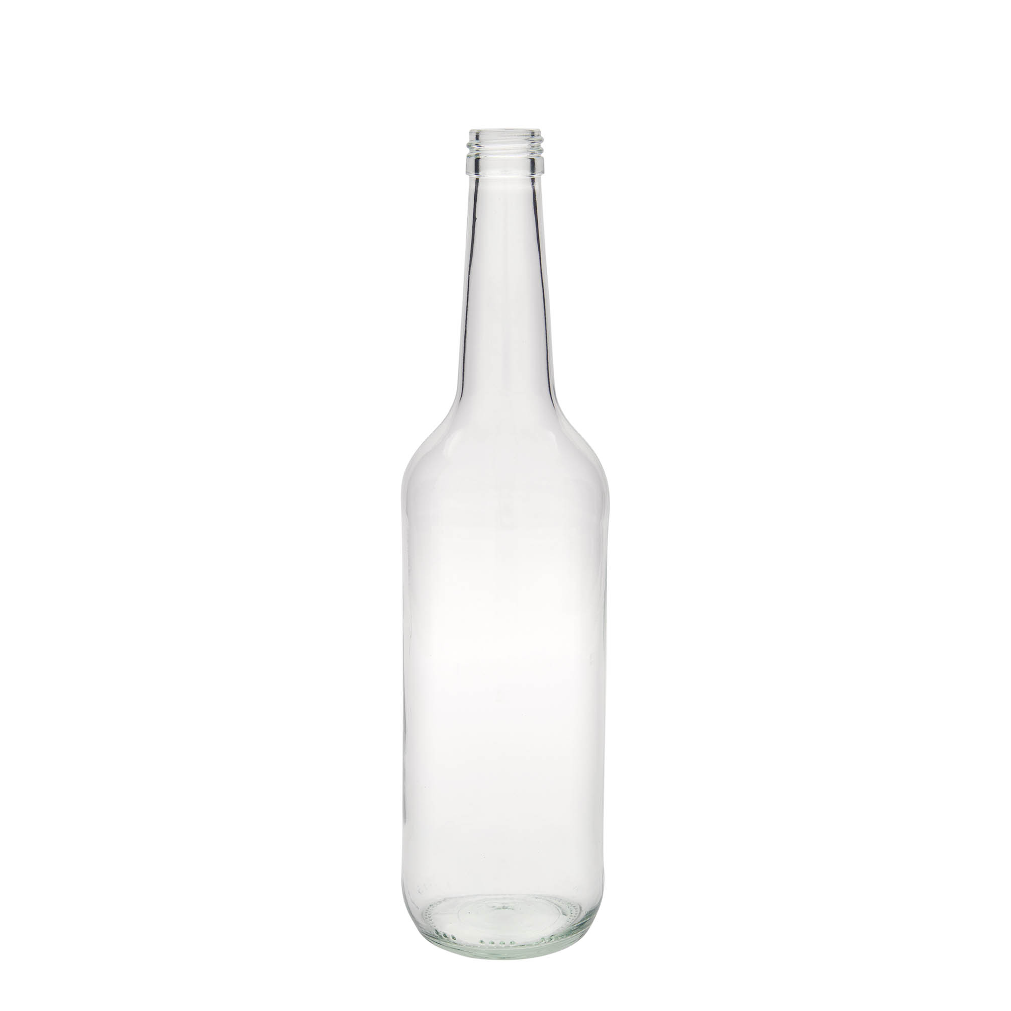 Sticlă de sticlă de 700 ml cu gât drept, deschidere: PP 28 Sticlă de sticlă de 700 ml cu gât drept, deschidere: PP 28