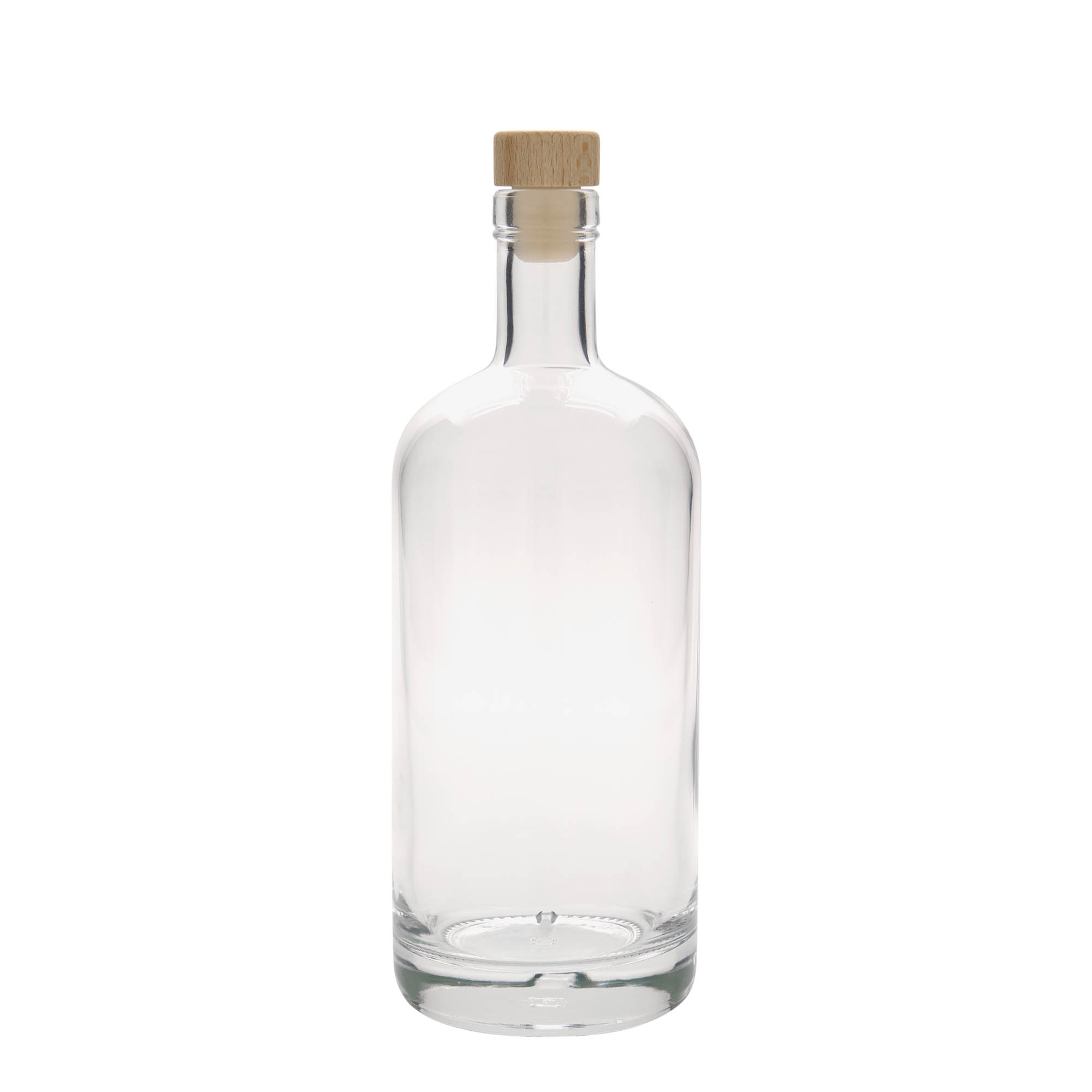 Sticlă de sticlă de 700 ml „Linea Uno”, gura: dop de plută