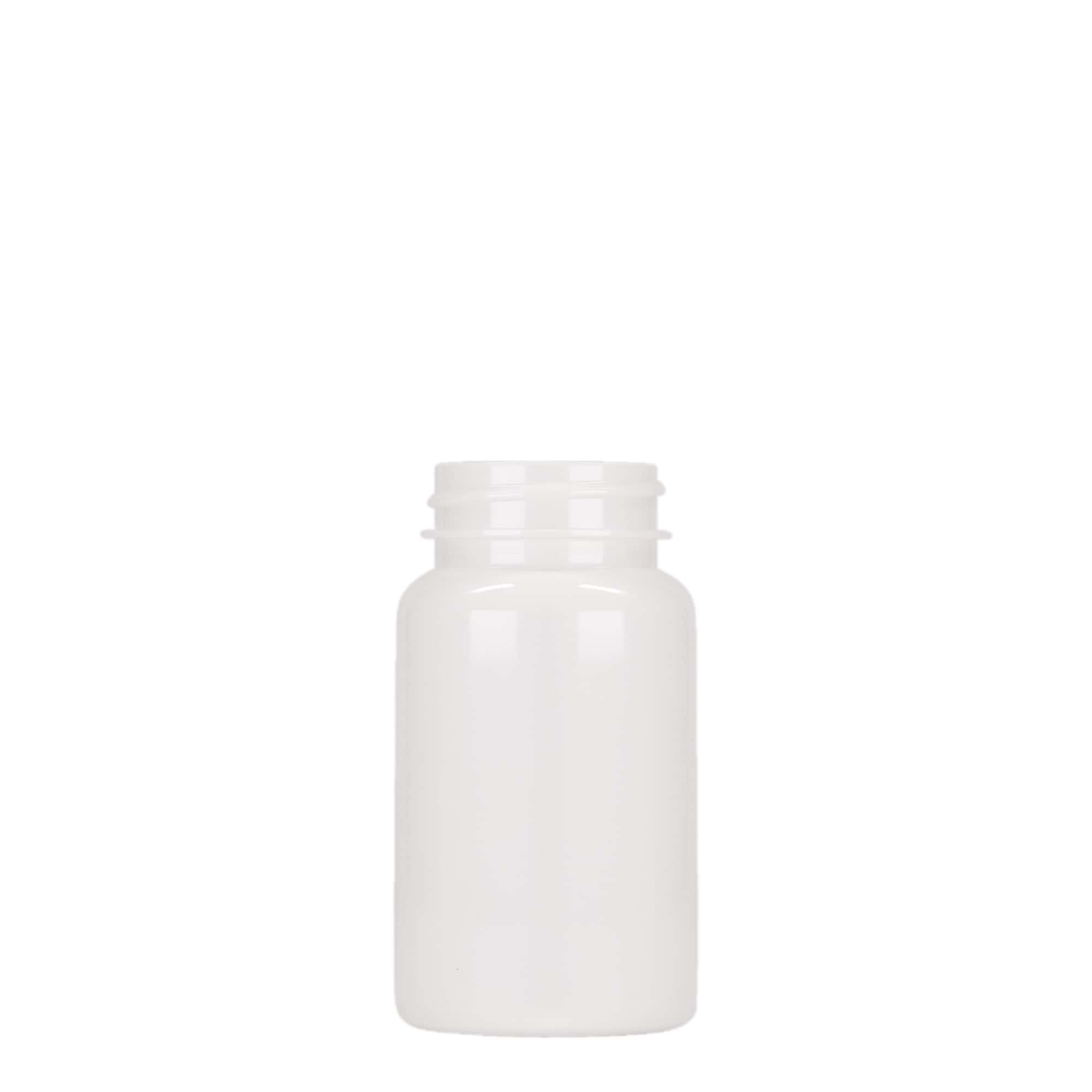 100 ml ambalaj PET, plastic, alb, gura: 38/400