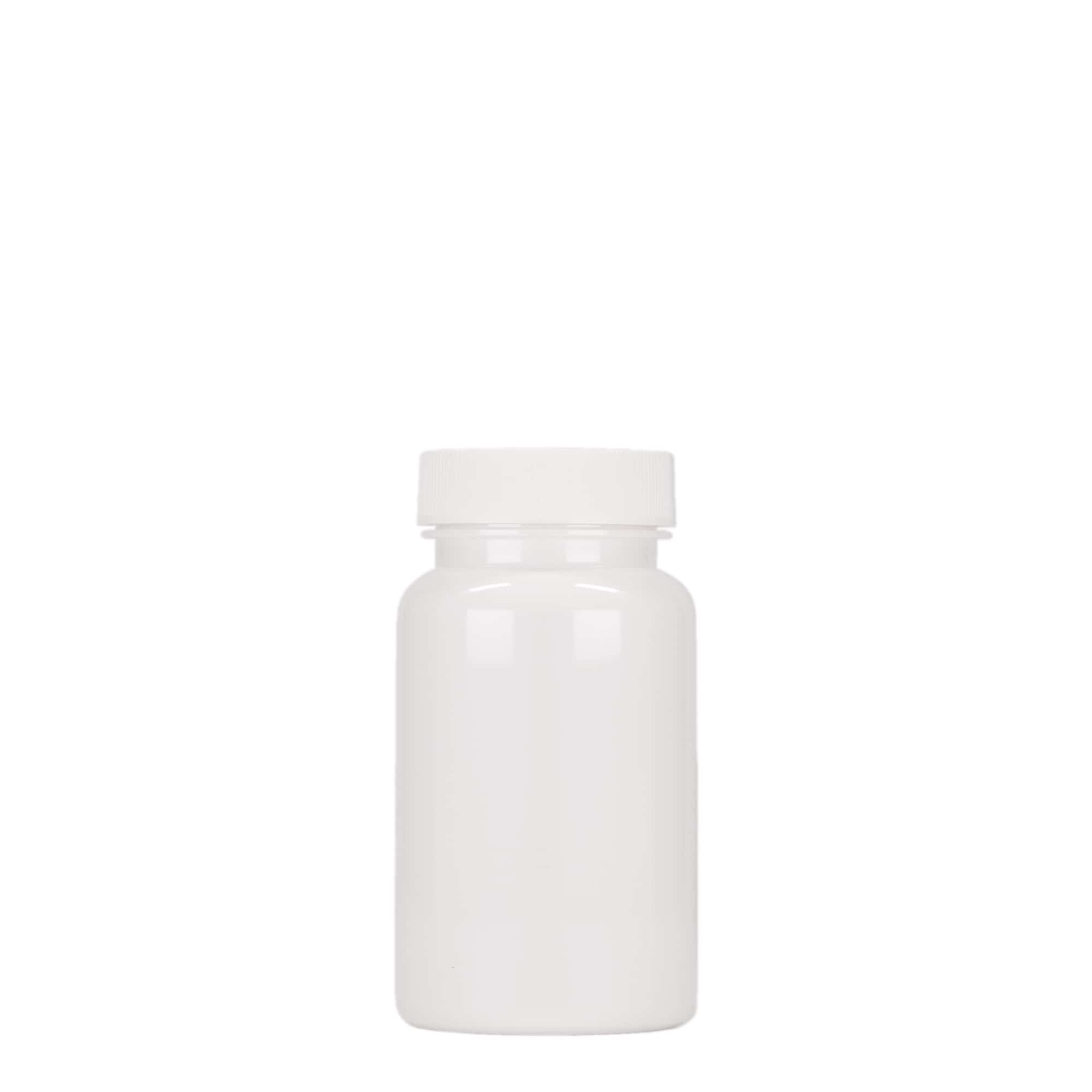 100 ml ambalaj PET, plastic, alb, gura: 38/400
