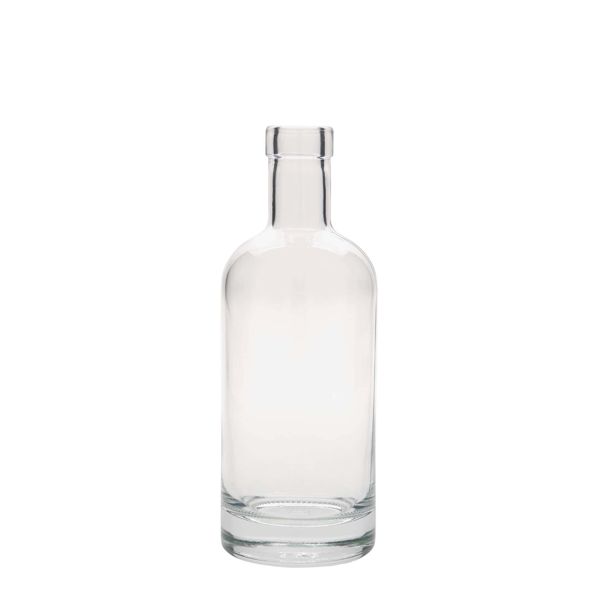 Sticlă de sticlă de 350 ml 'Linea Uno', gura: dop de plută Sticlă de sticlă de 350 ml 'Linea Uno', gura: dop de plută