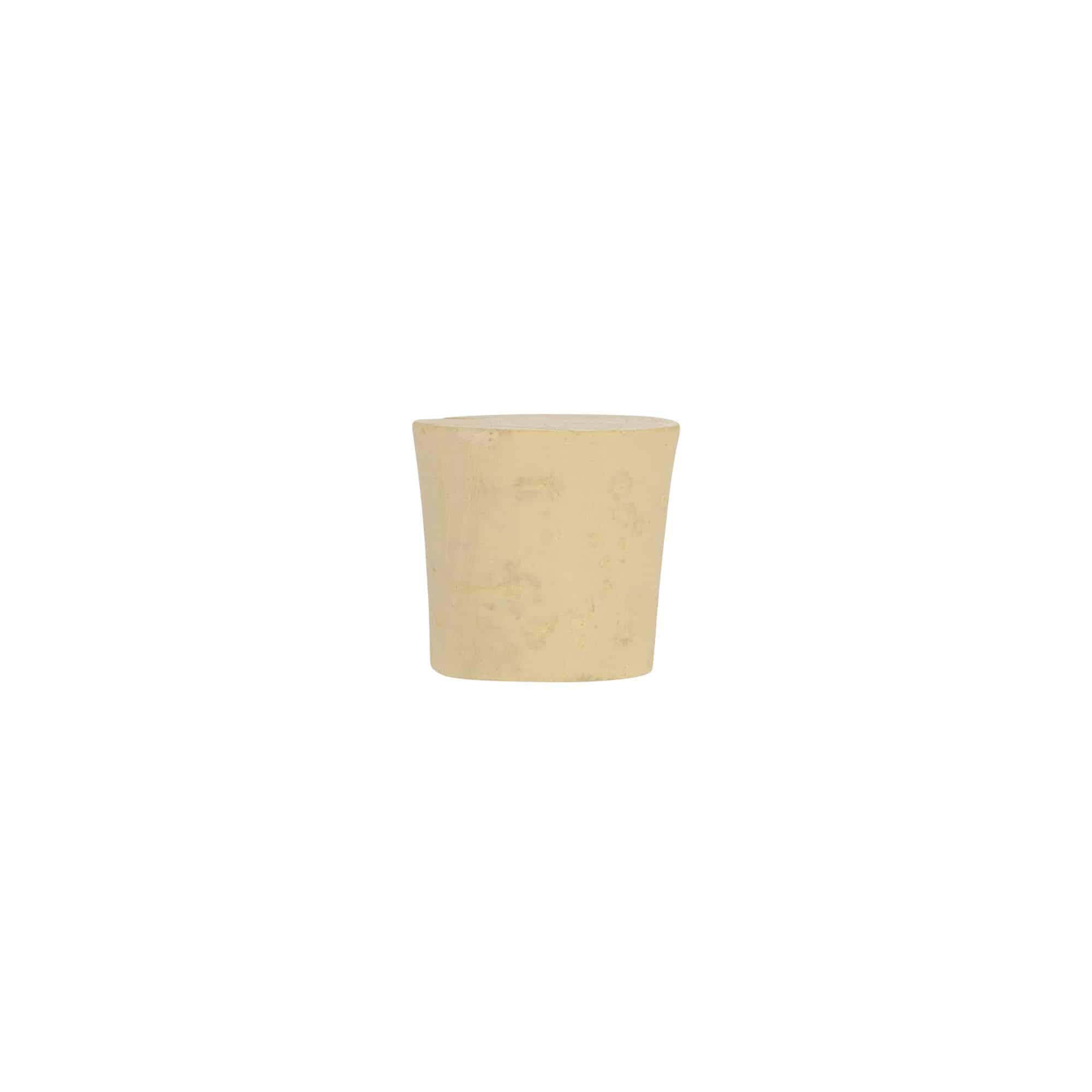 Dop conic 24-28 x 27, plută naturală, albăstrită, pentru gură: plută