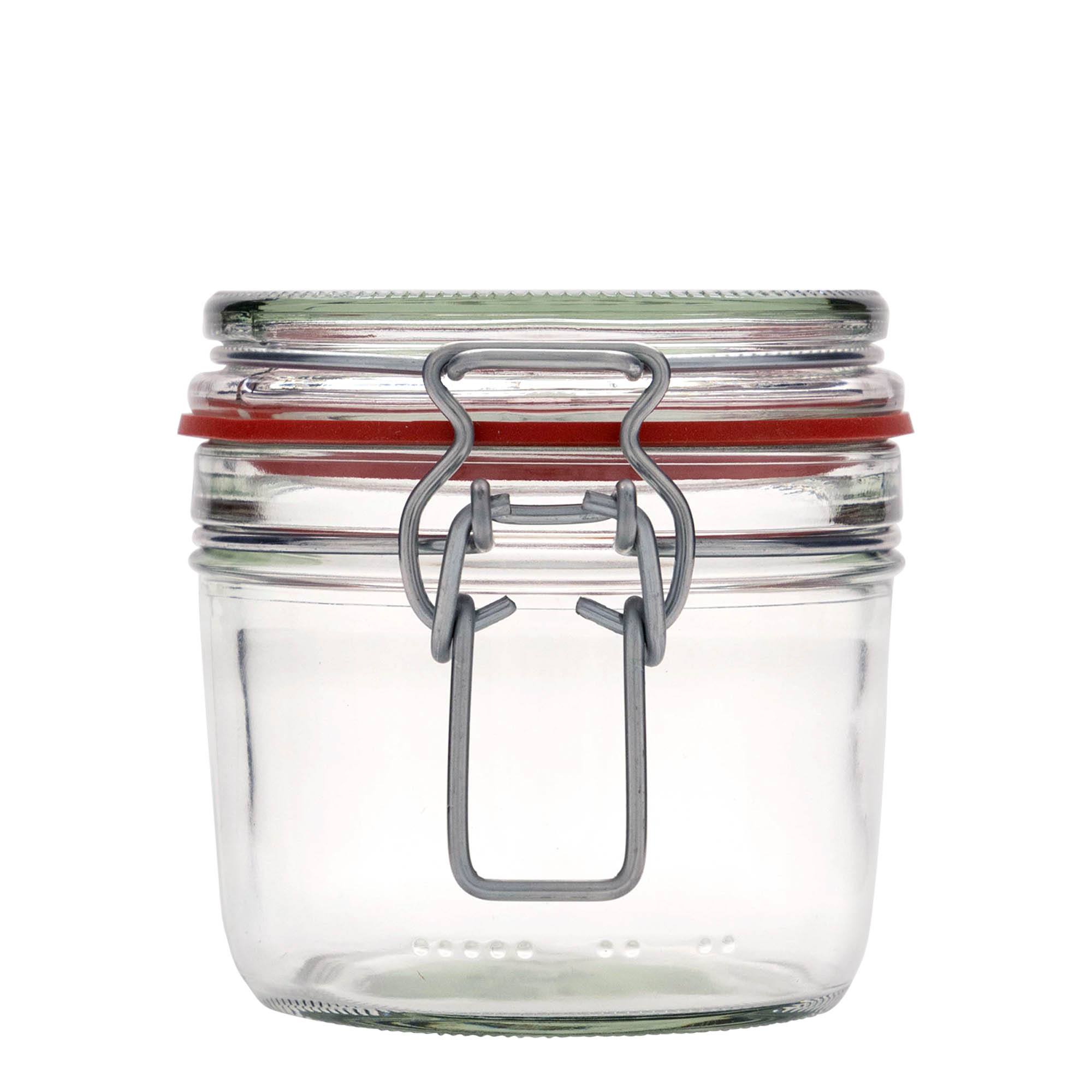 400 ml borcan plat cu clemă metalică, gura: închidere cu clemă metalică