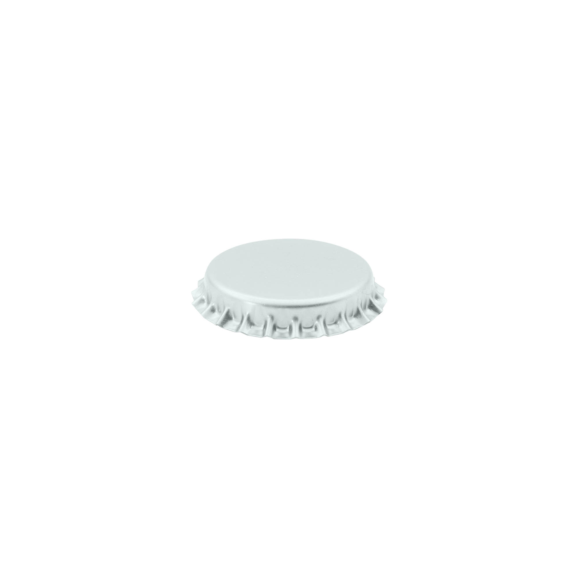 Capace sticle 29 mm, metal, argintiu