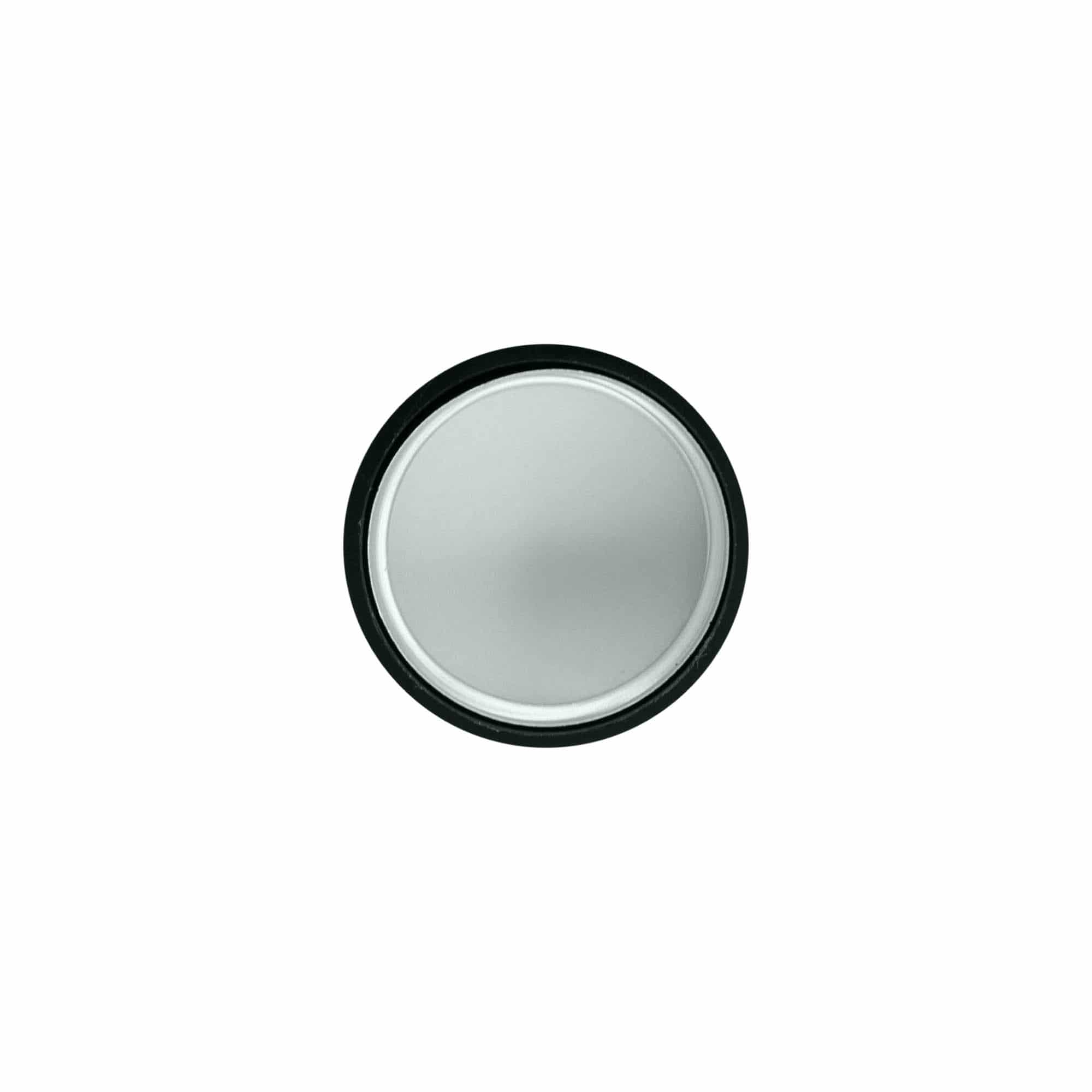 Capac cu filet, plastic ABS, argintiu, pentru gura: GPI 28/400 Capac cu filet, plastic ABS, argintiu, pentru gura: GPI 28/400