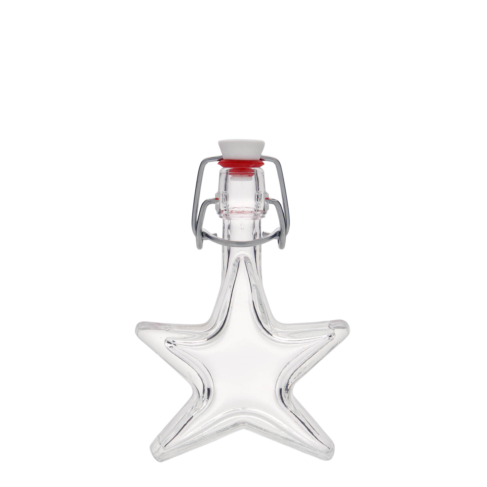 Sticlă de 40 ml „Stea”, gura: capac cu clemă Sticlă de 40 ml „Stea”, gura: capac cu clemă