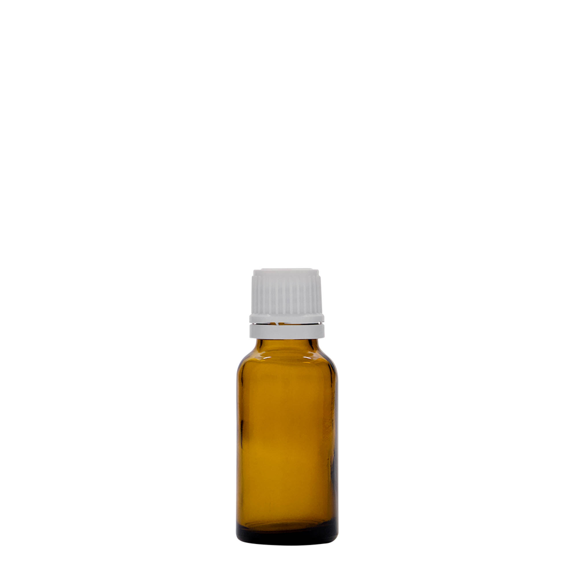 20 ml sticlă medicală, sticlă maro, gura: DIN 18