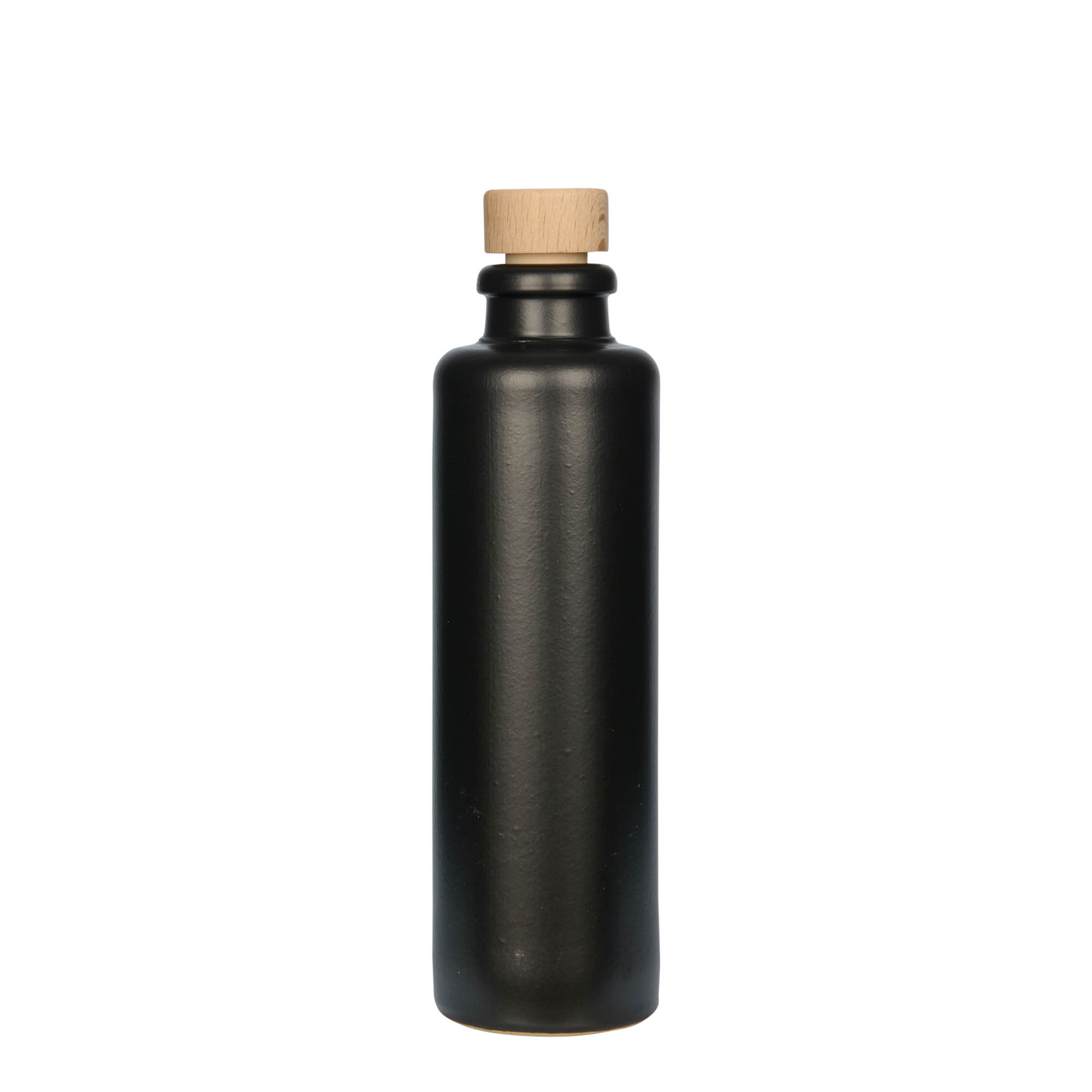 200 ml ulcior de lut, ceramică, negru, gură: plută 200 ml ulcior de lut, ceramică, negru, gură: plută
