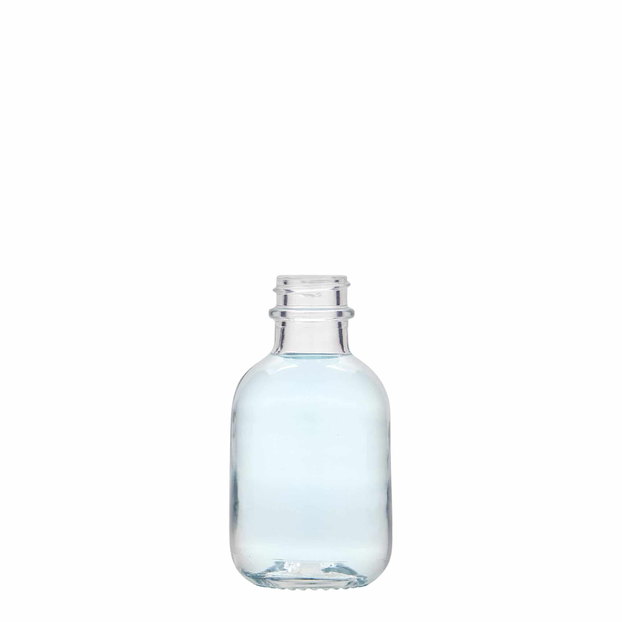 Sticlă de sticlă de 50 ml 'Lotto', gura: GPI 22 Sticlă de sticlă de 50 ml 'Lotto', gura: GPI 22