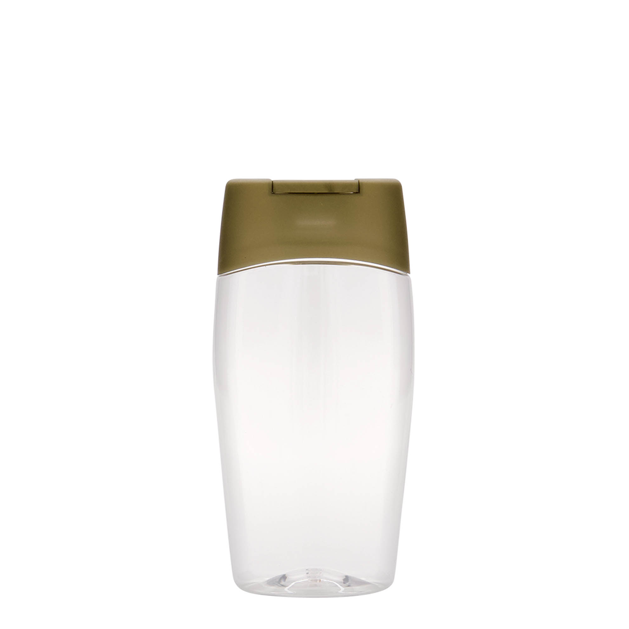 Sticlă PET de 200 ml „Squeeze”, ovală, din plastic Sticlă PET de 200 ml „Squeeze”, ovală, din plastic