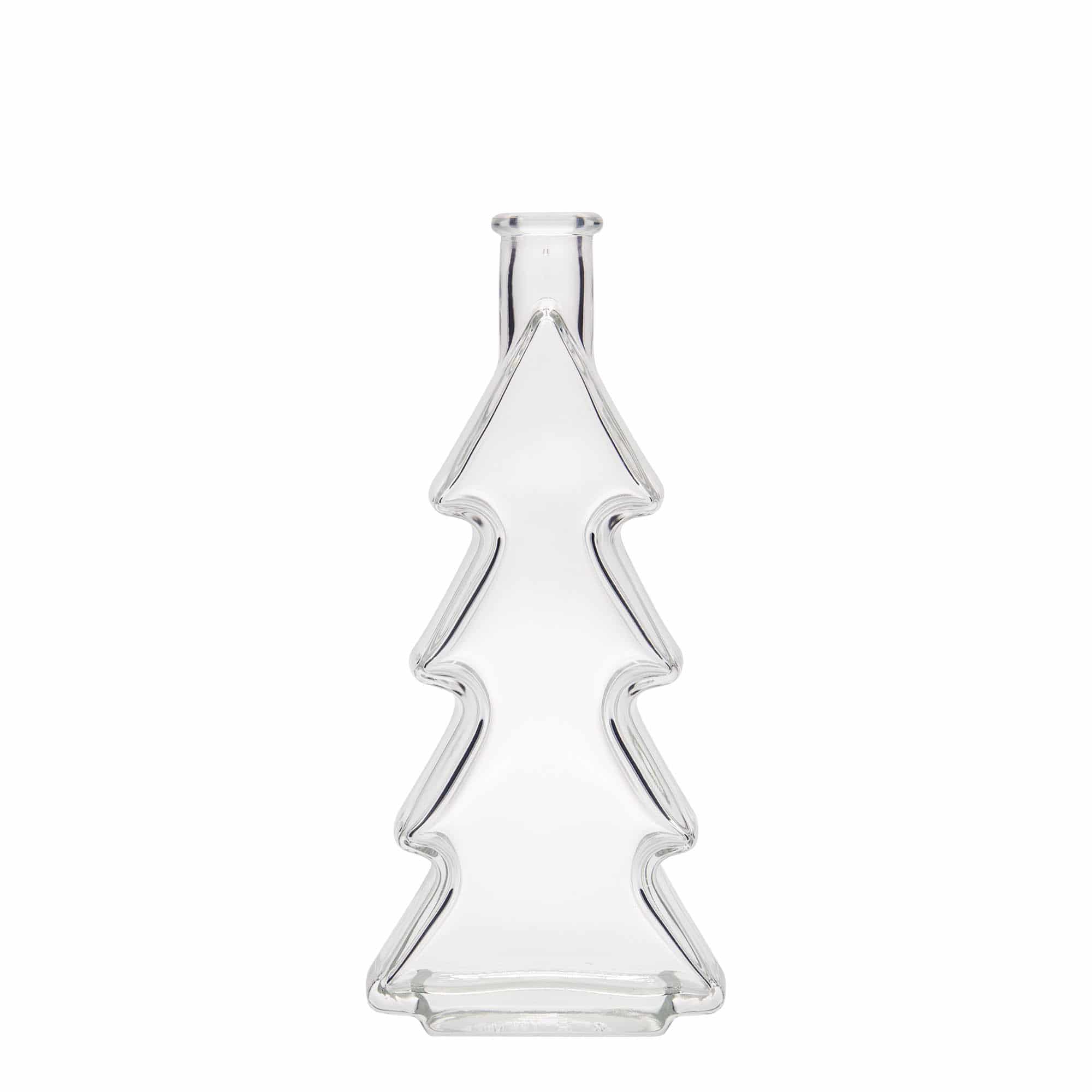 Sticlă de sticlă de 200 ml „Brad”, gura: dop de plută