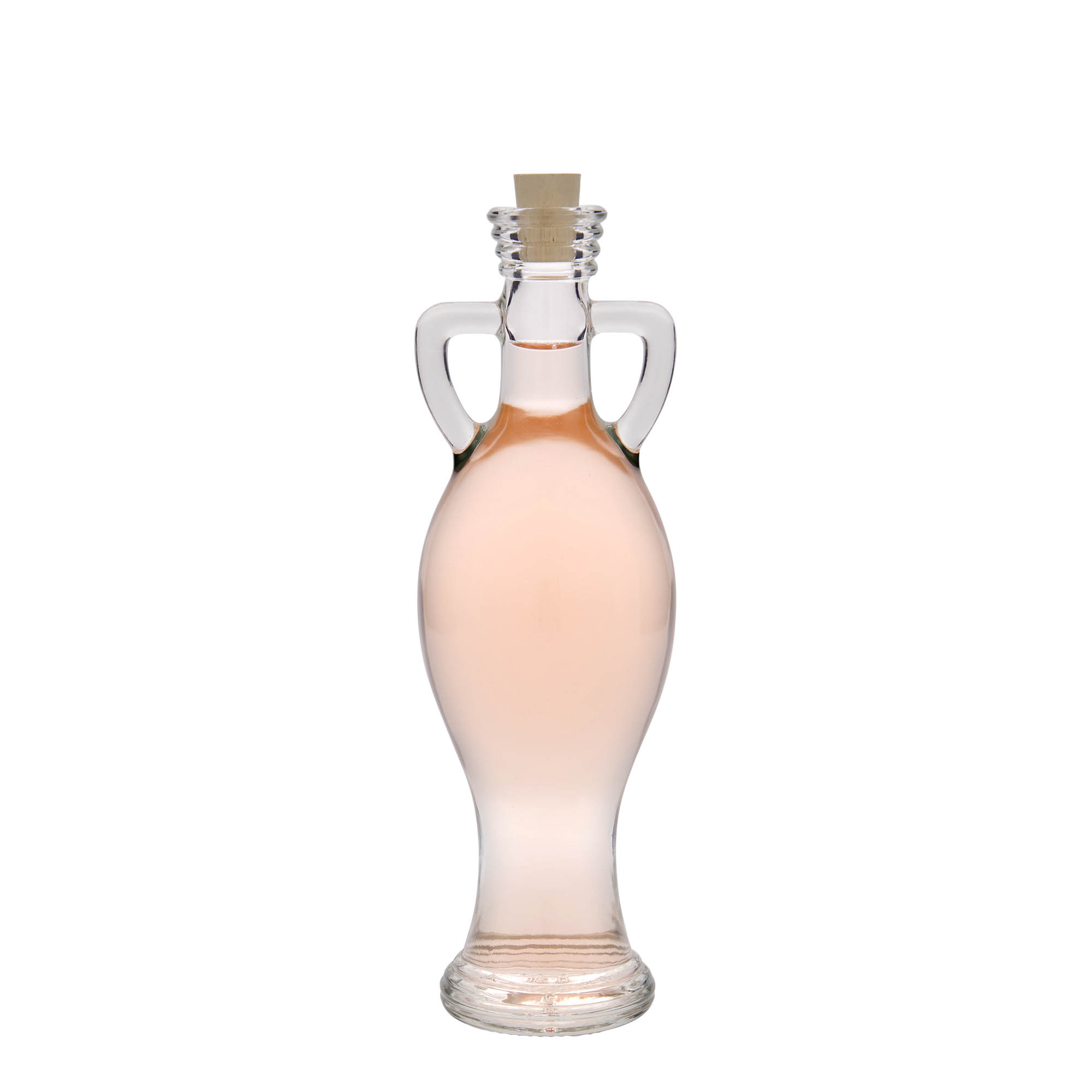 Sticlă de sticlă de 200 ml „Amforă”, gură: dop de plută Sticlă de sticlă de 200 ml „Amforă”, gură: dop de plută