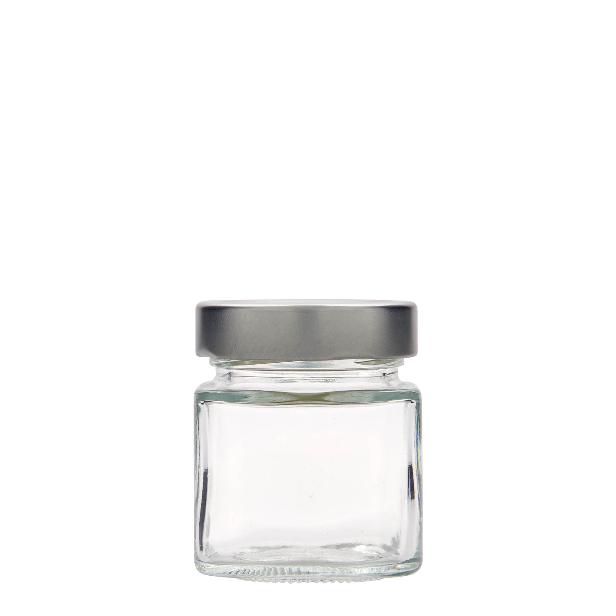 156 ml borcan pătrat „Funny”, gura: Deep-Twist-Off (DTO 58) 156 ml borcan pătrat „Funny”, gura: Deep-Twist-Off (DTO 58)