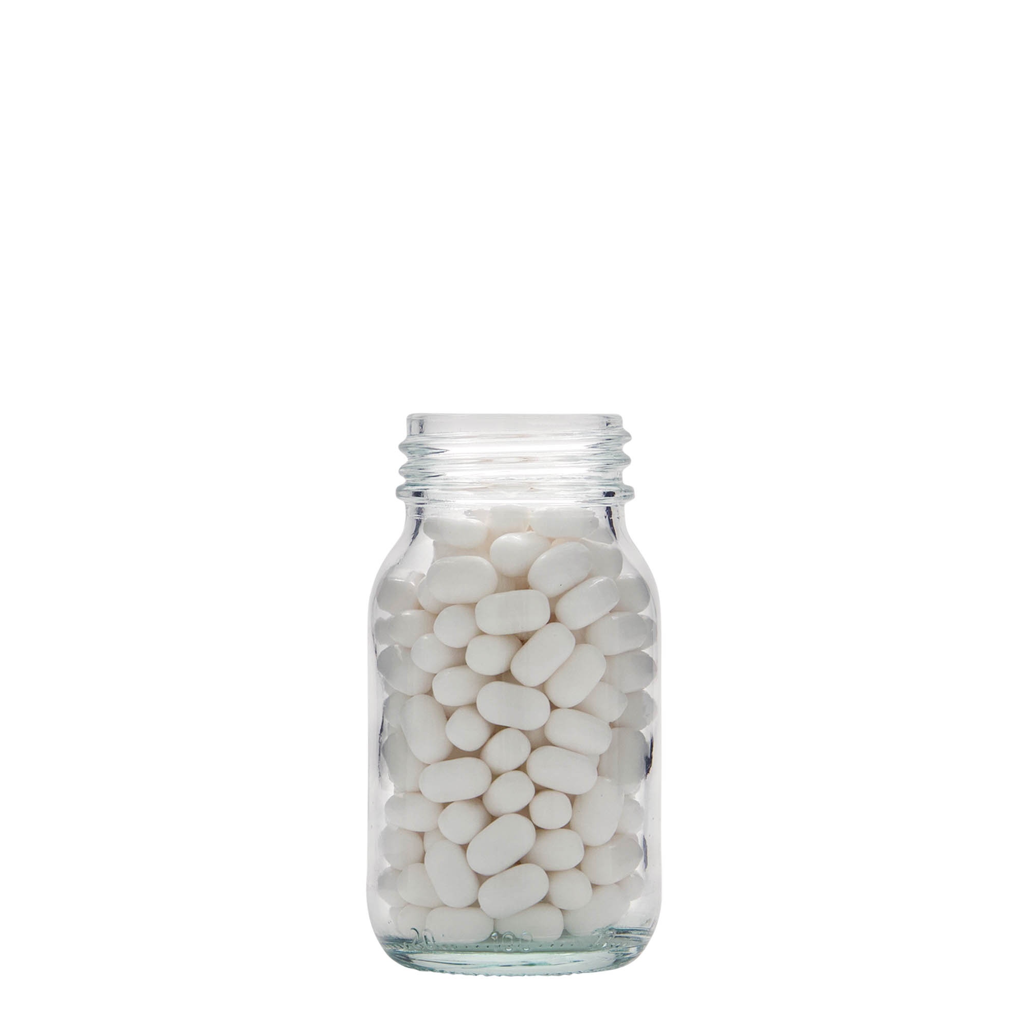 100 ml sticlă cu gât larg, deschidere: DIN 40 100 ml sticlă cu gât larg, deschidere: DIN 40