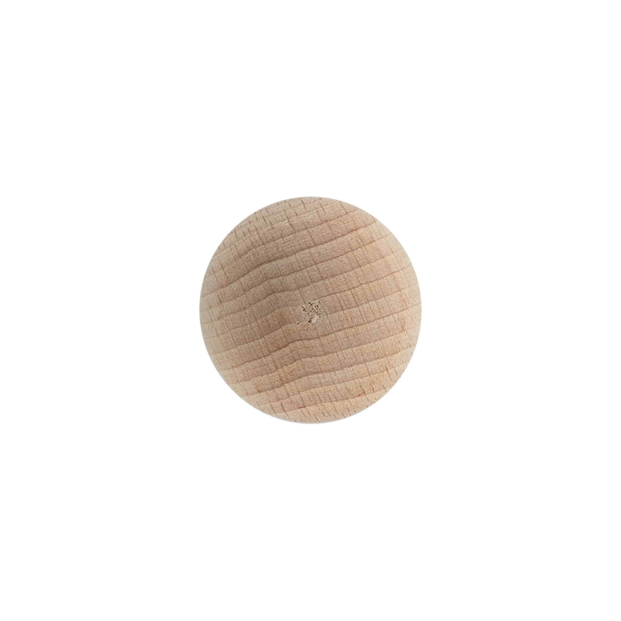 Dop cu mâner 19 mm 'bilă', lemn/plastic, pentru gură: dop de plută