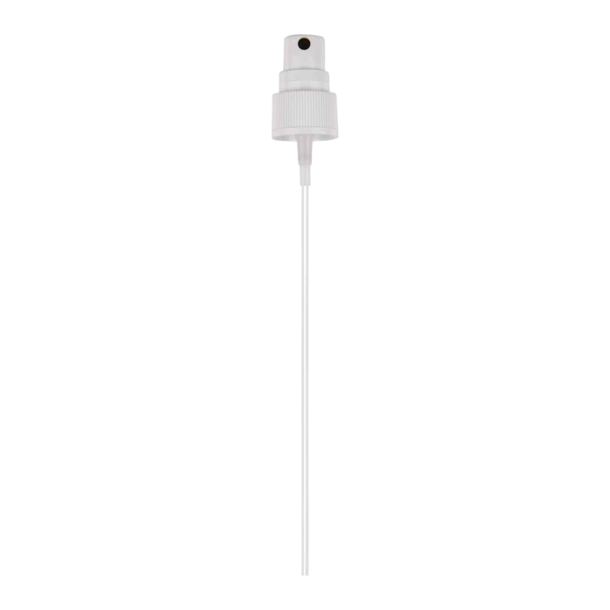 Capac cu filet pulverizator, plastic PP, alb, pentru gura: 20/410