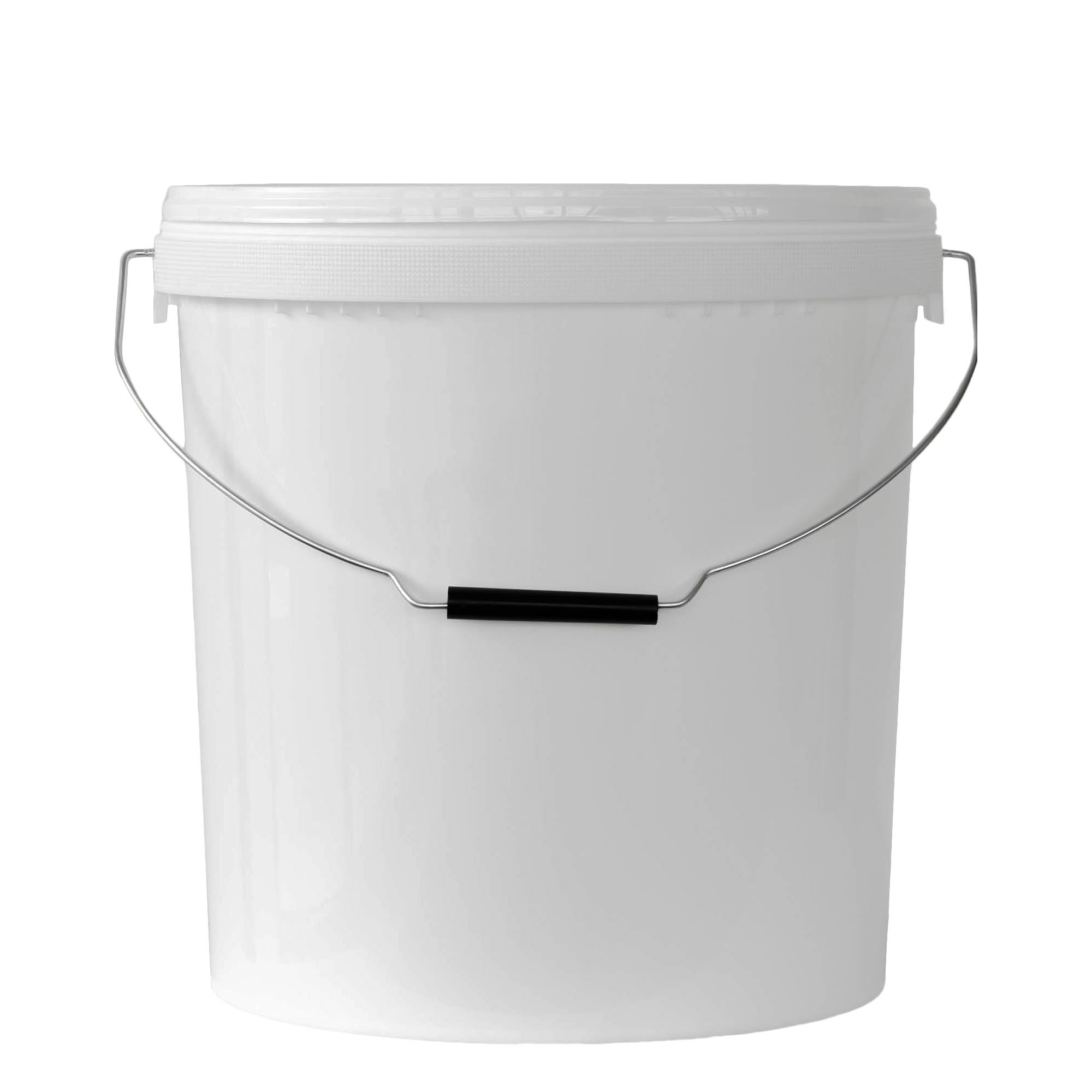 Găleată de 20 l, plastic PP, albă Găleată de 20 l, plastic PP, albă