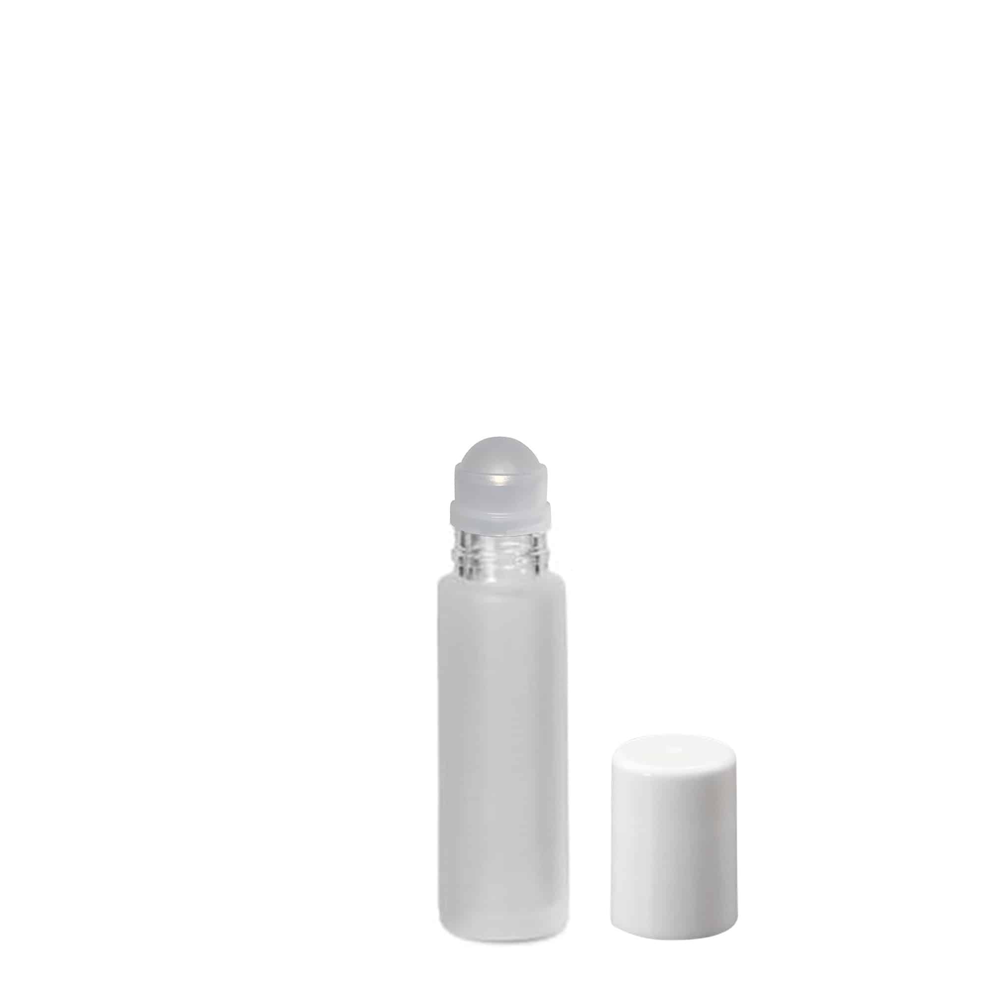 Sticlă roll-on de 10 ml, sticlă, mată, gât: capac cu filet