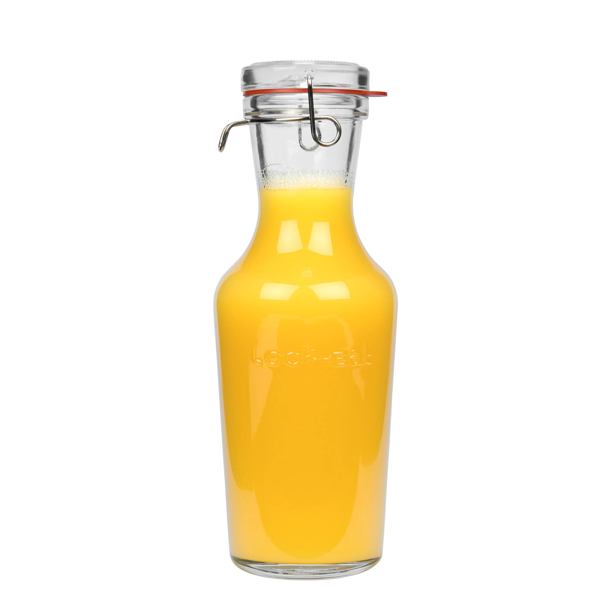 1.000 ml carafă de sticlă 'Lock-Eat', gură: închidere cu clemă metalică 1.000 ml carafă de sticlă 'Lock-Eat', gură: închidere cu clemă metalică