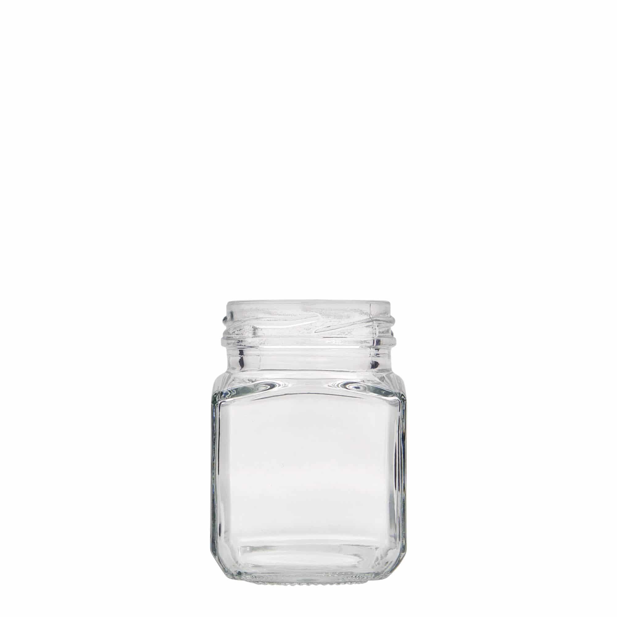 106 ml sticlă pătrată, gura: Twist-Off (TO 48)