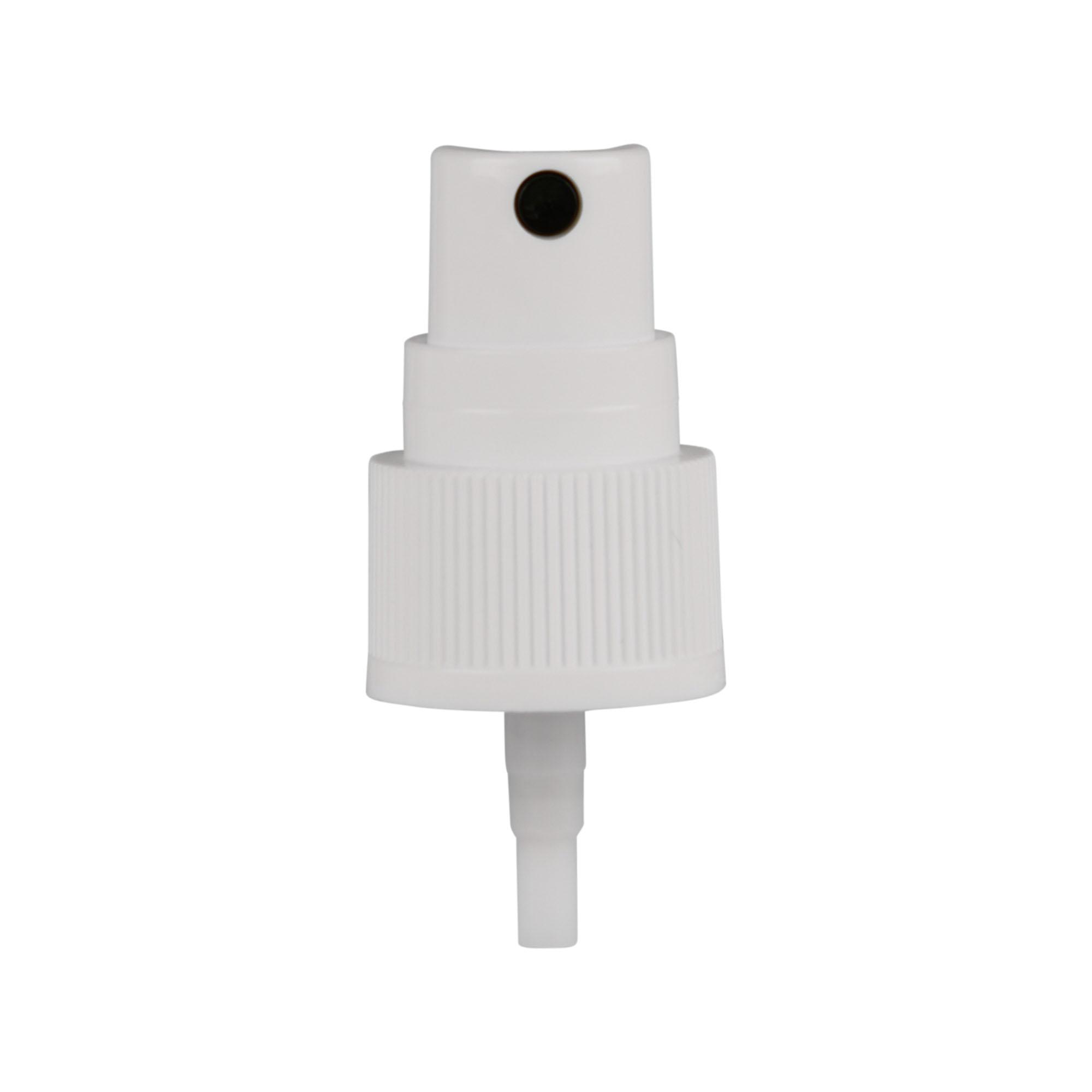 Capac cu filet pulverizator, plastic PP, alb, pentru gura: 20/410 Capac cu filet pulverizator, plastic PP, alb, pentru gura: 20/410