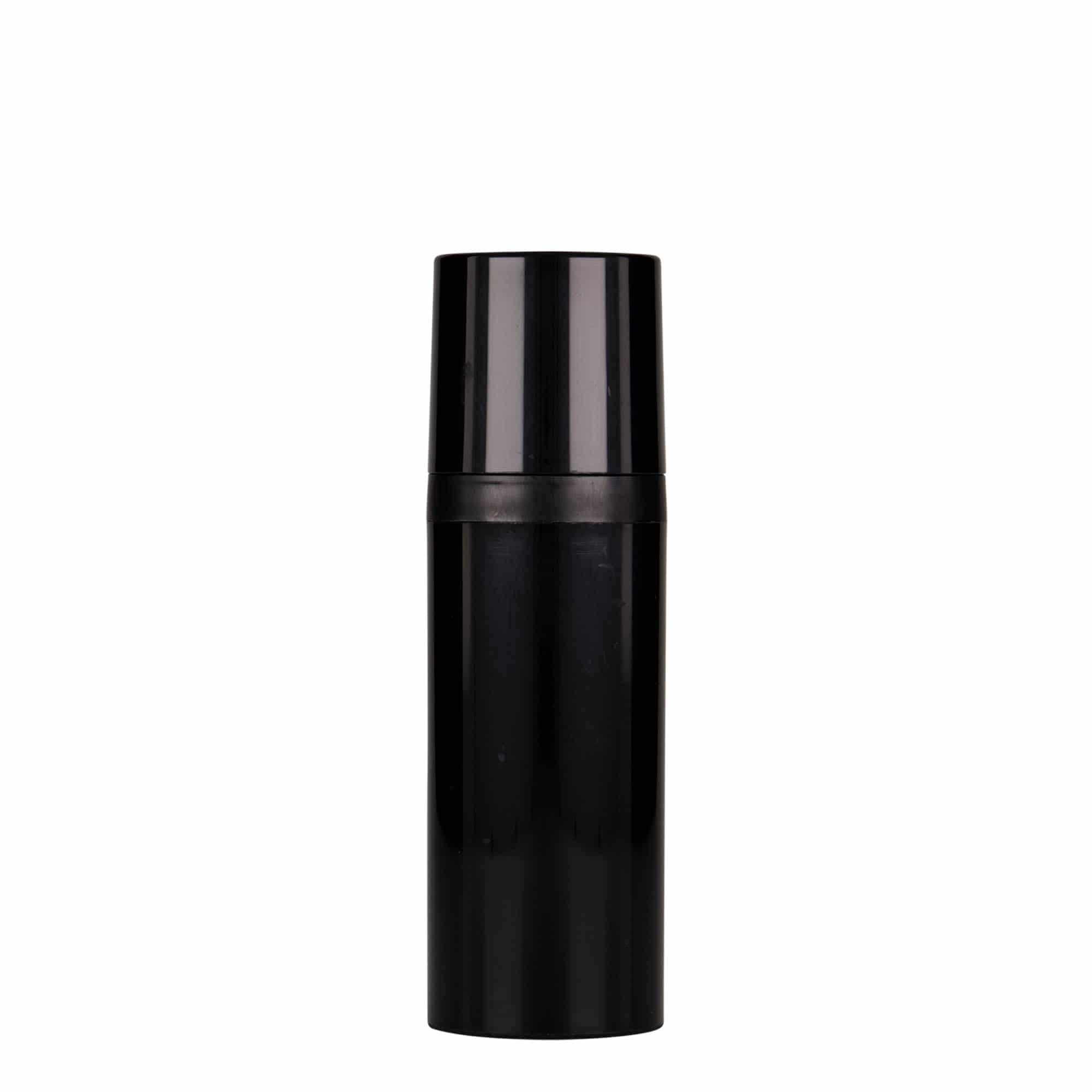 50 ml dozator airless „Mezzo”, plastic PP, negru