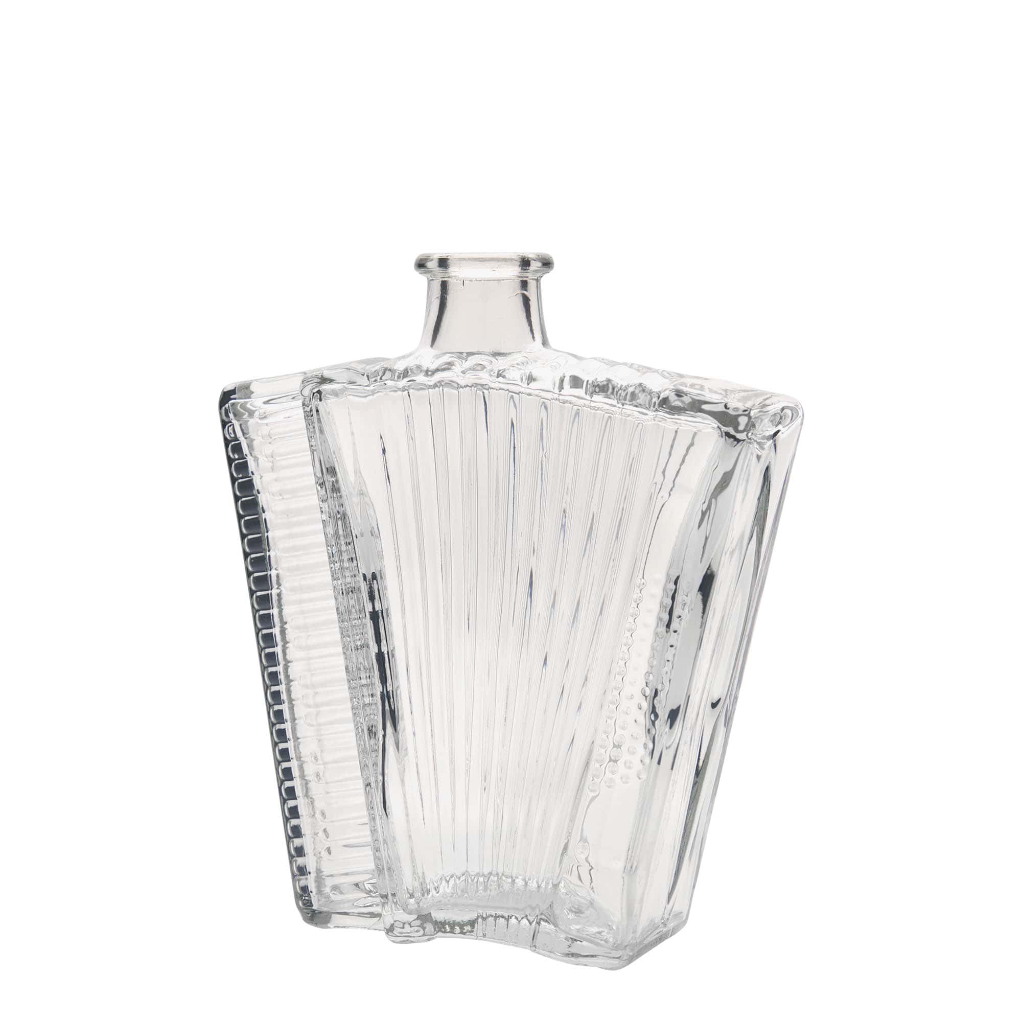 Sticlă de sticlă de 500 ml „Acordeon”, gura: dop de plută