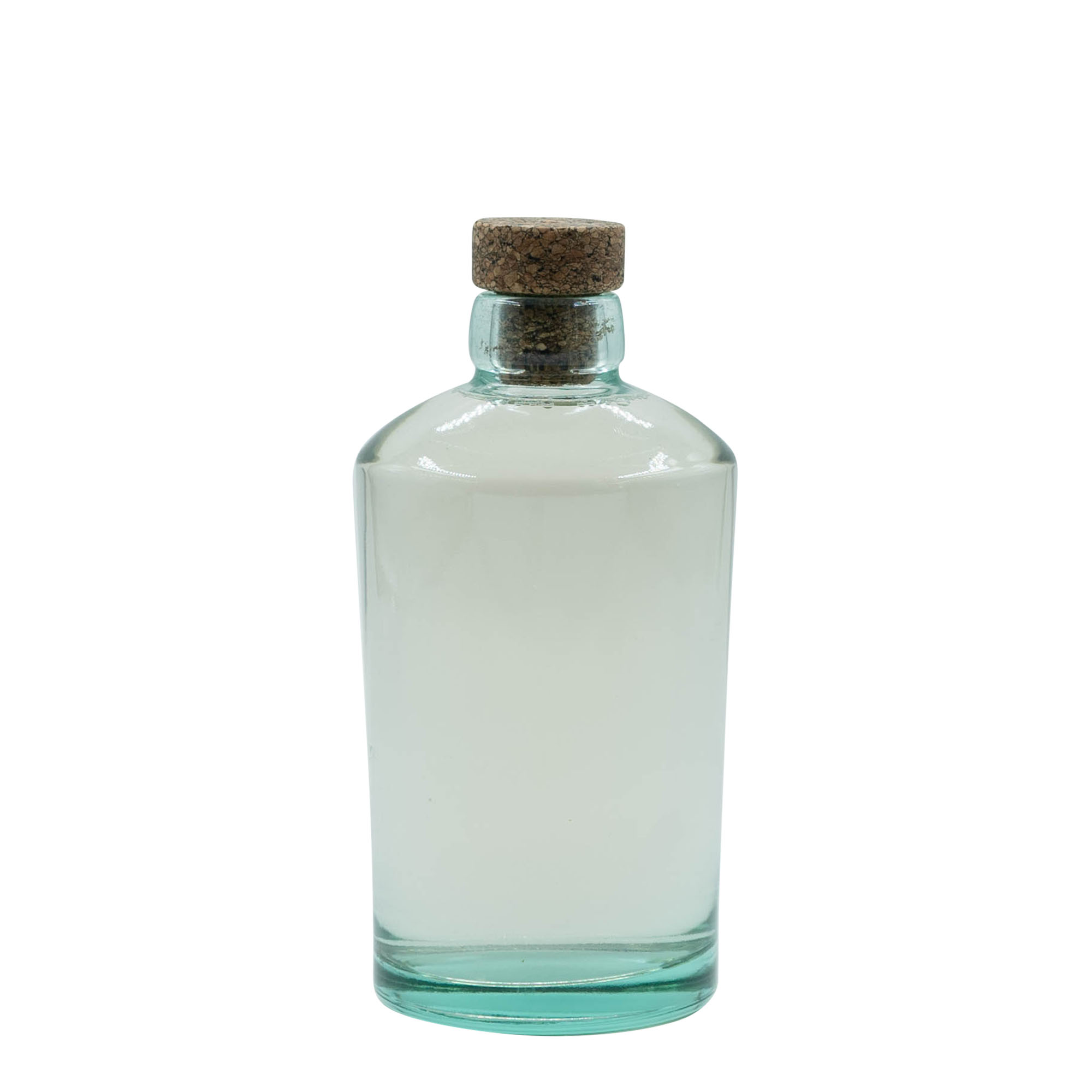 Sticlă de sticlă de 500 ml „Barrel”, gura: dop de plută Sticlă de sticlă de 500 ml „Barrel”, gura: dop de plută