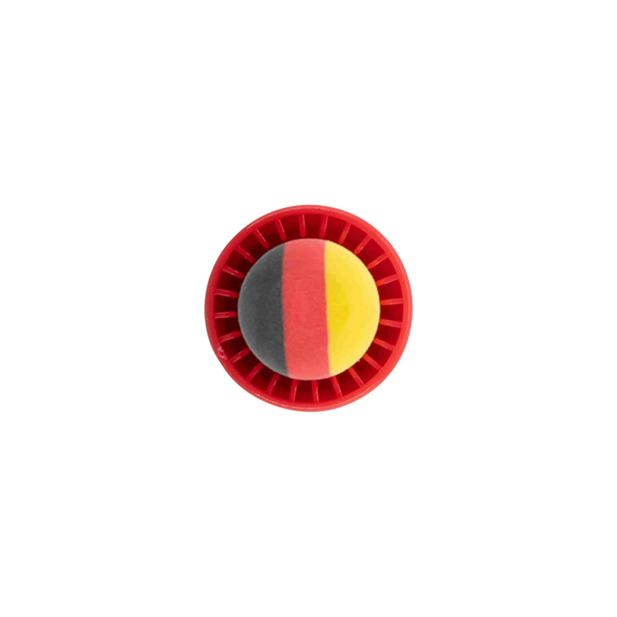 Dop cu mâner 19 mm „Germania”, plastic, multicolor, pentru gură: plută