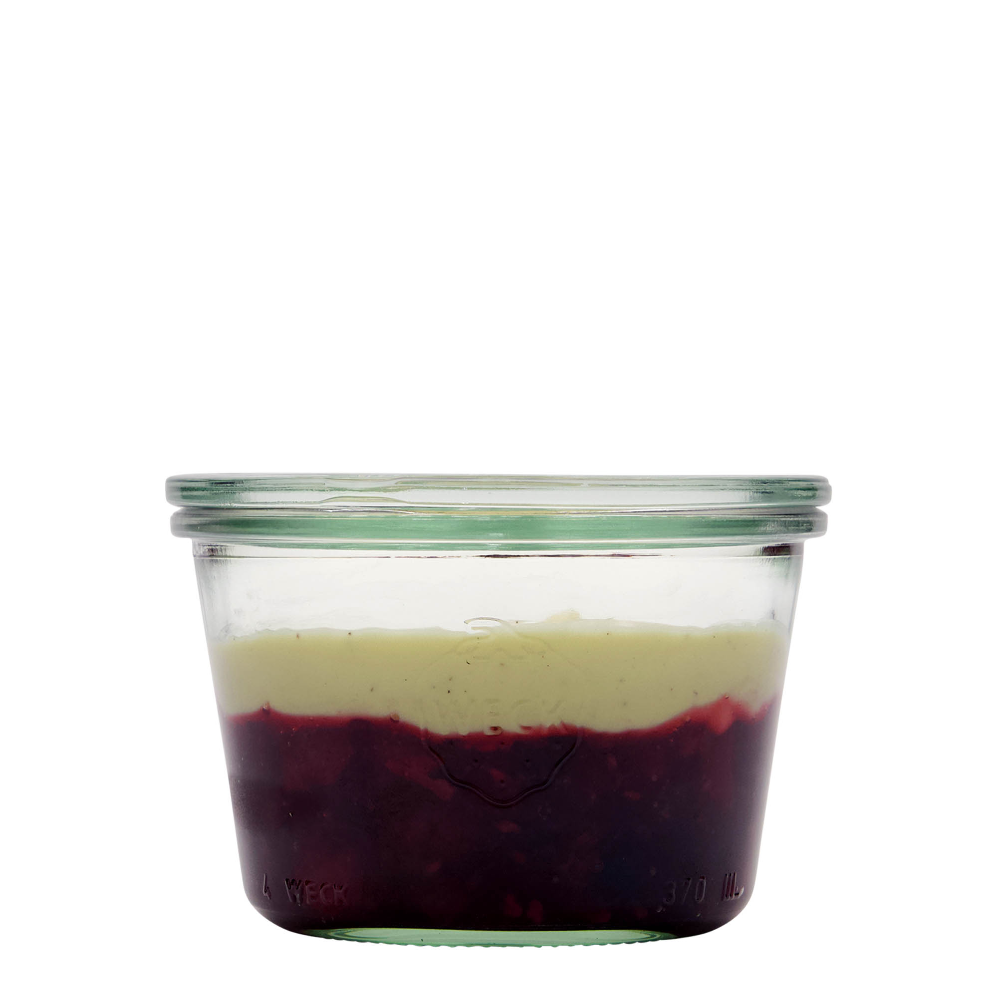 370 ml borcan WECK cu gura largă, margine rotundă 370 ml borcan WECK cu gura largă, margine rotundă