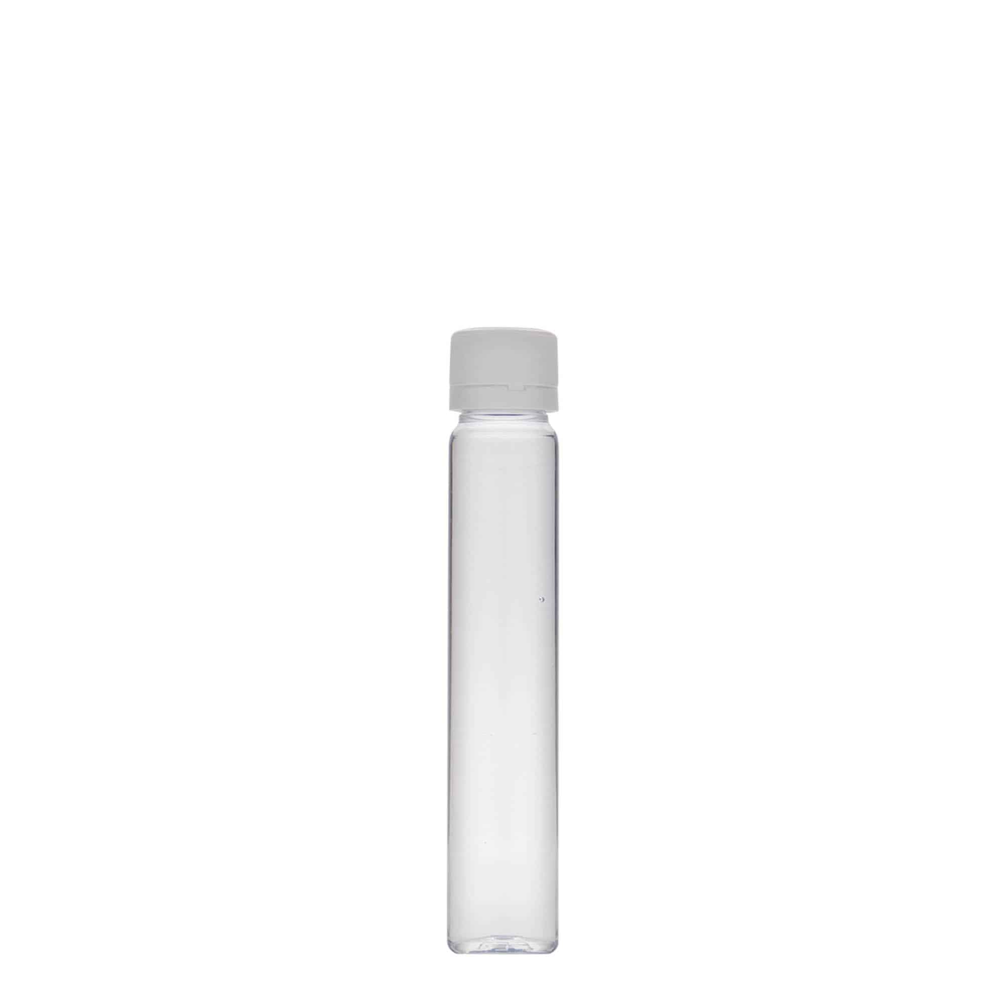 25 ml tub PET, plastic, gură: capac cu filet