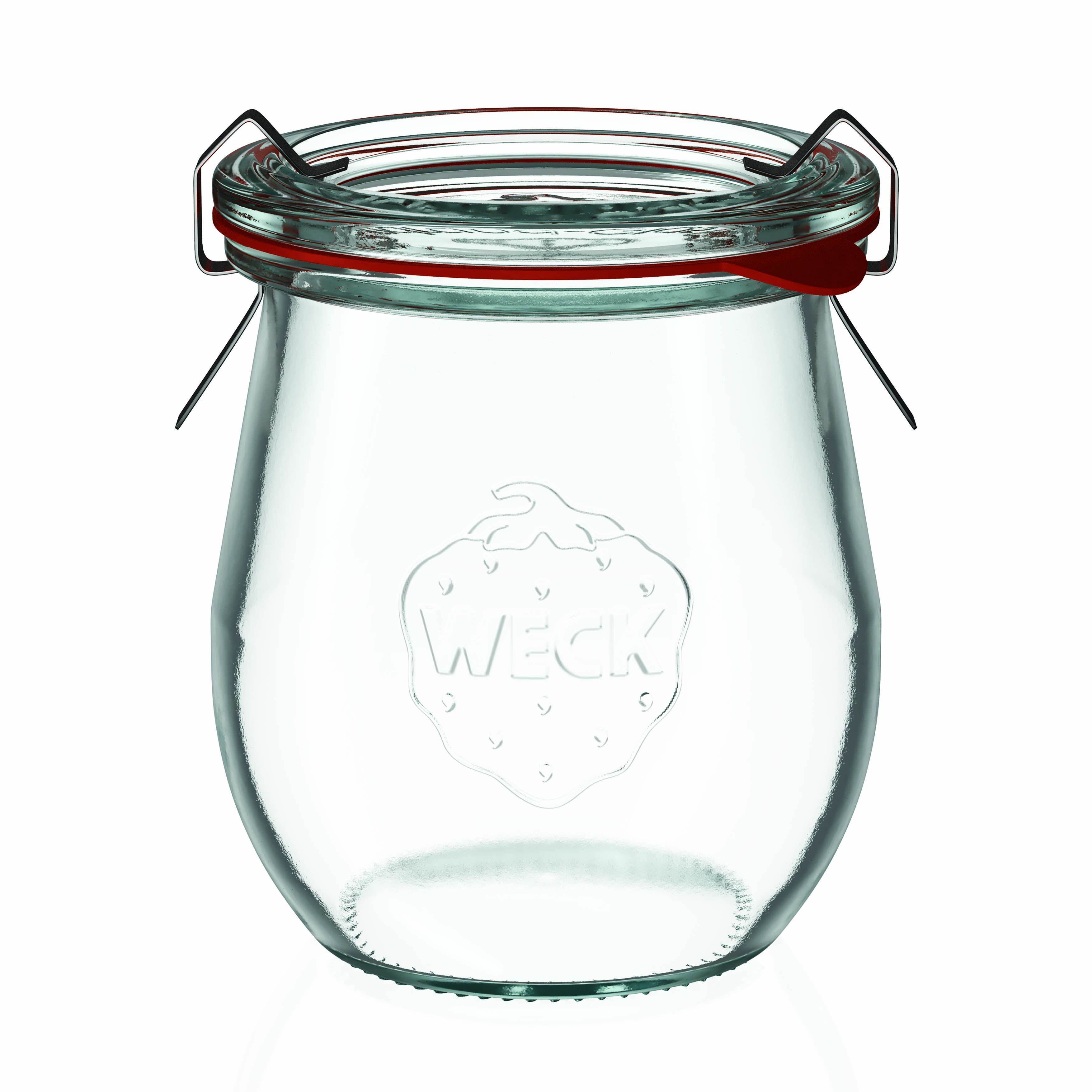 220 ml borcan WECK tip lalea, gura: margine rotundă