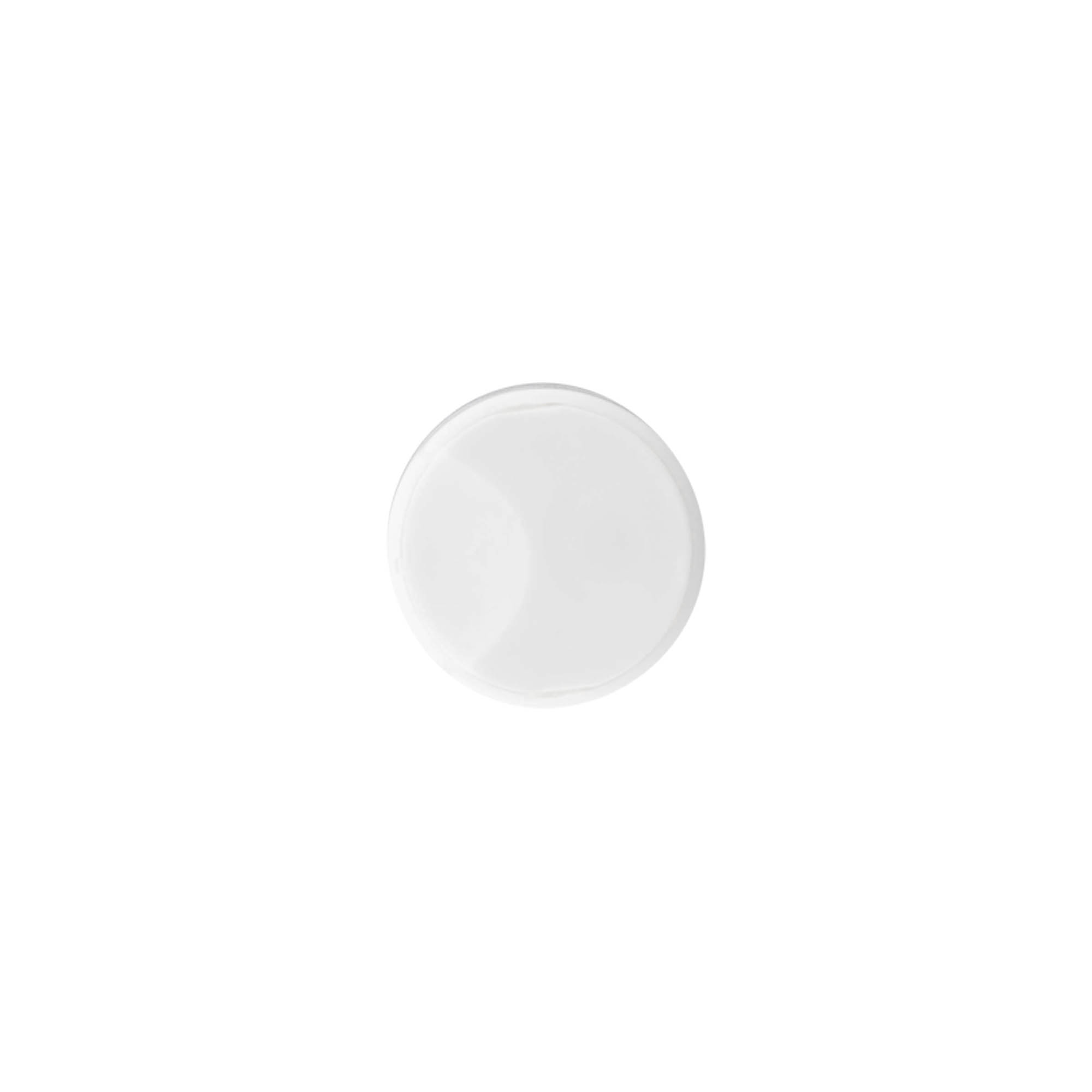 Capac cu filet Disc Top, plastic PP, alb, pentru gura: 24/410 Capac cu filet Disc Top, plastic PP, alb, pentru gura: 24/410