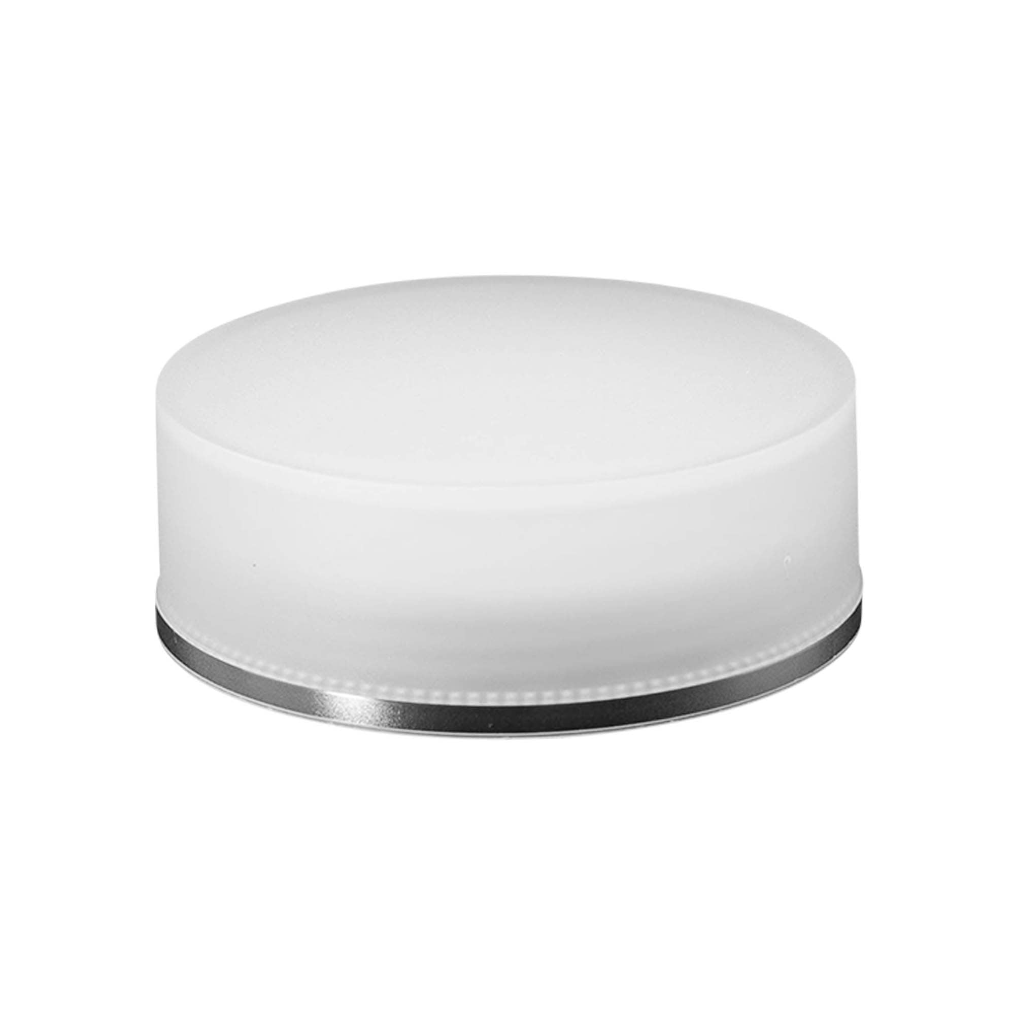 Capac cu filet „Clear/Platin Edition”, plastic PP, alb, pentru gura: 53/2P