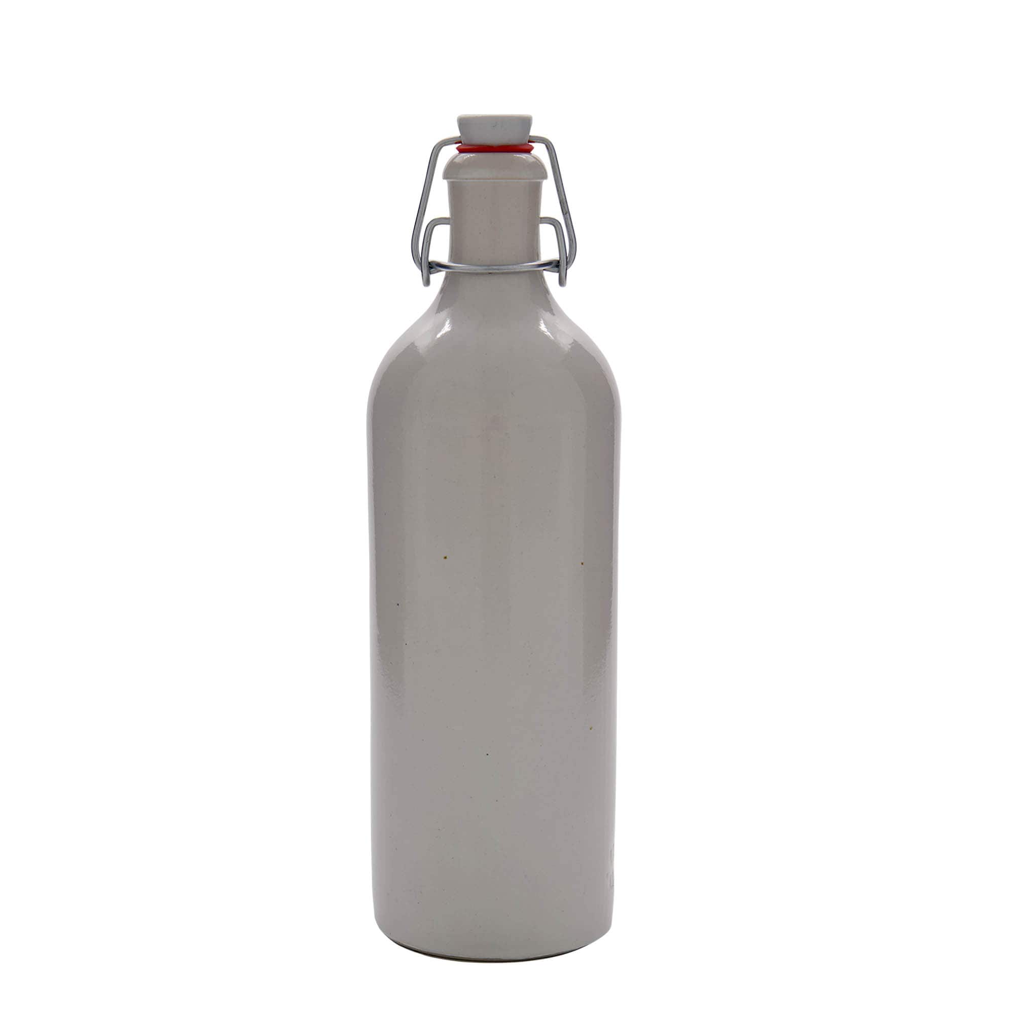 750 ml ulcior de lut, ceramică, alb, gura: capac cu clemă 750 ml ulcior de lut, ceramică, alb, gura: capac cu clemă