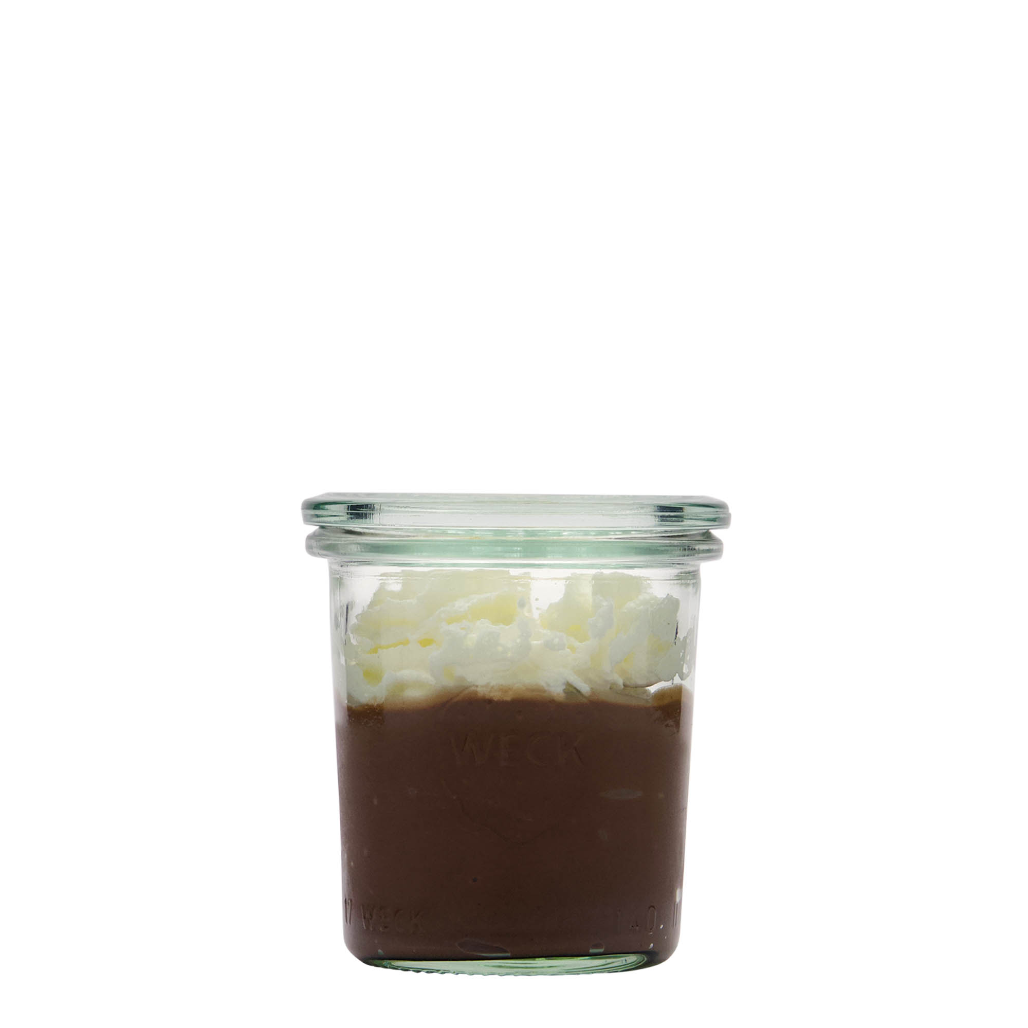 140 ml borcan WECK cu gura: margine rotundă