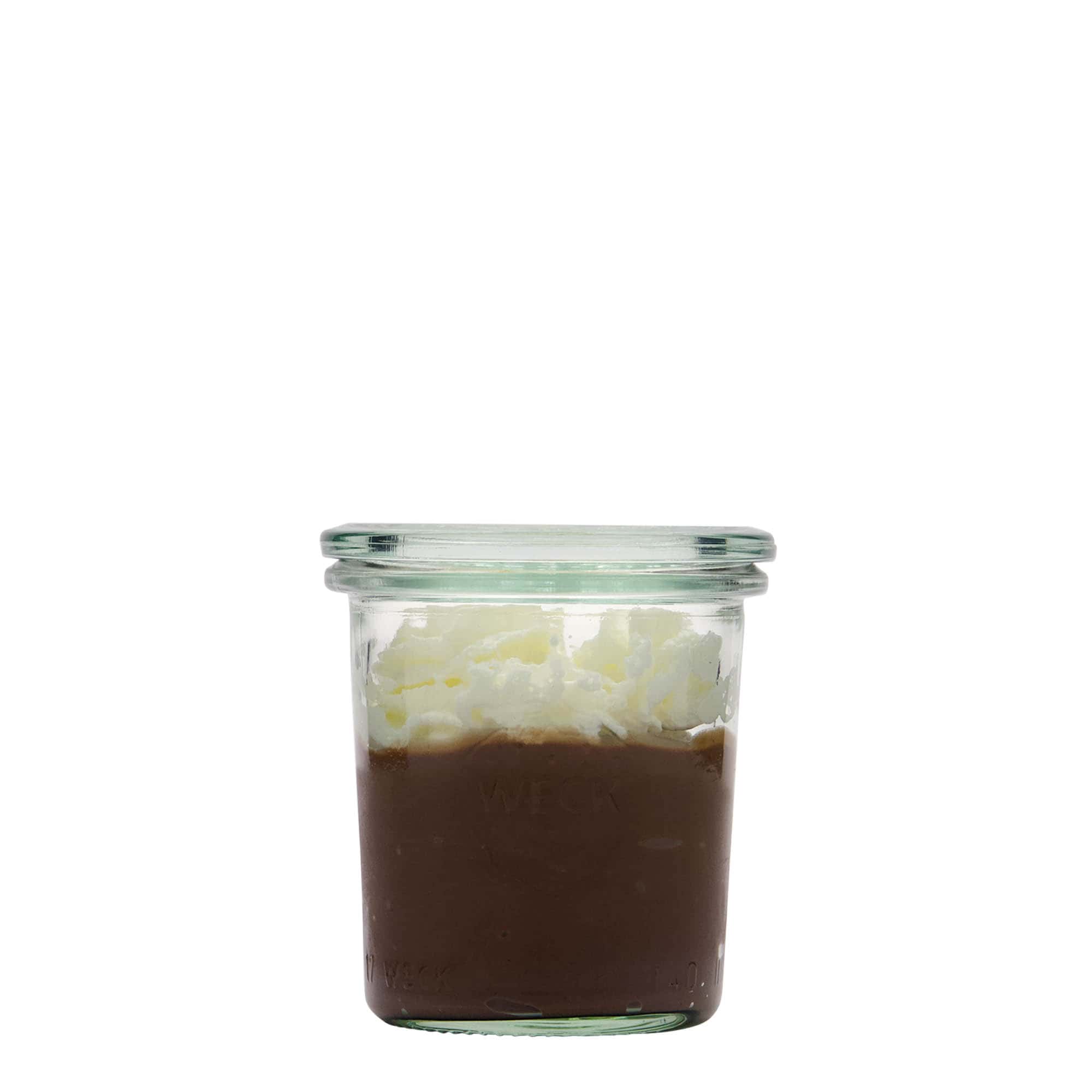 140 ml borcan WECK cu gura: margine rotundă