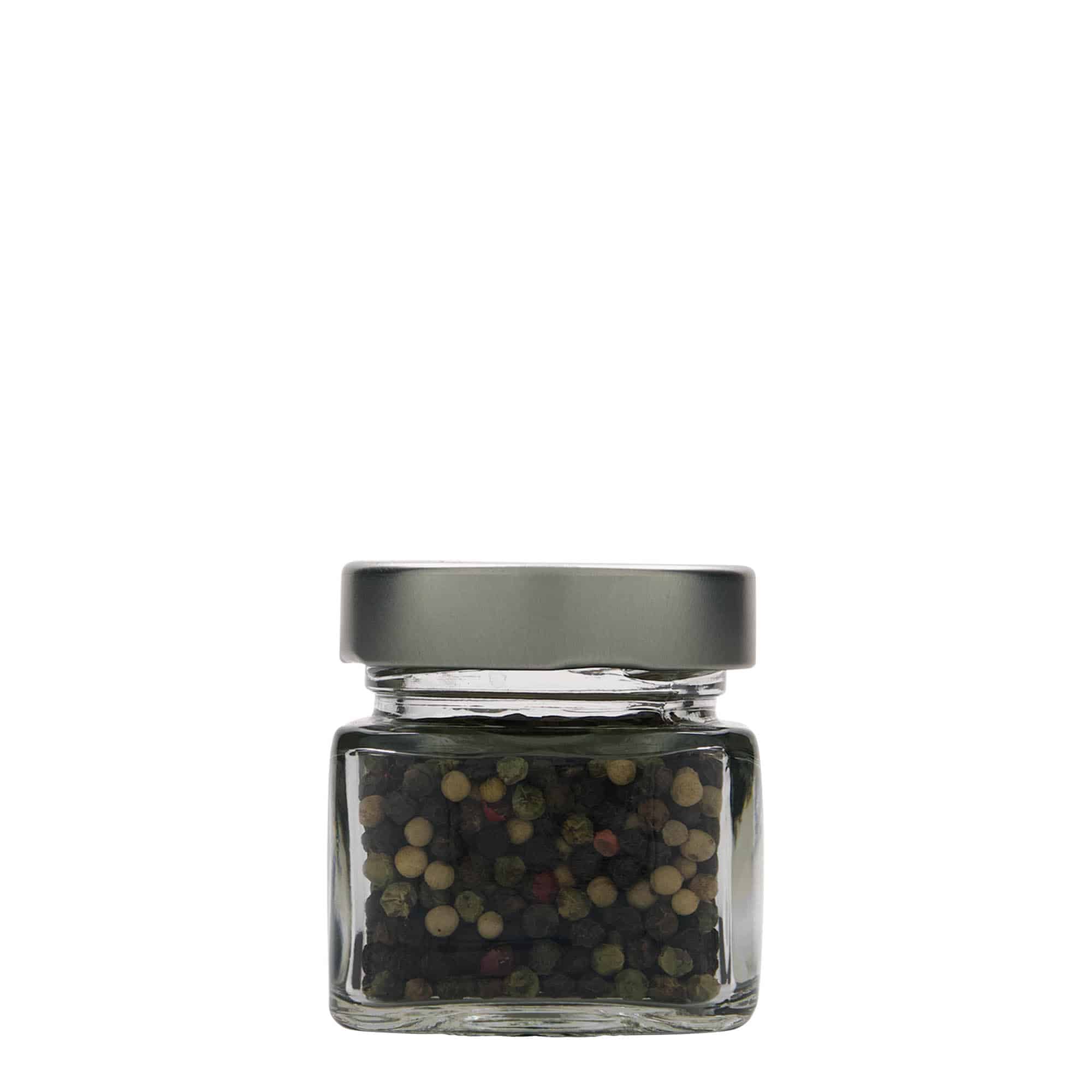 106 ml borcan pătrat „Ikarus”, gura: Deep-Twist-Off (DTO 58)