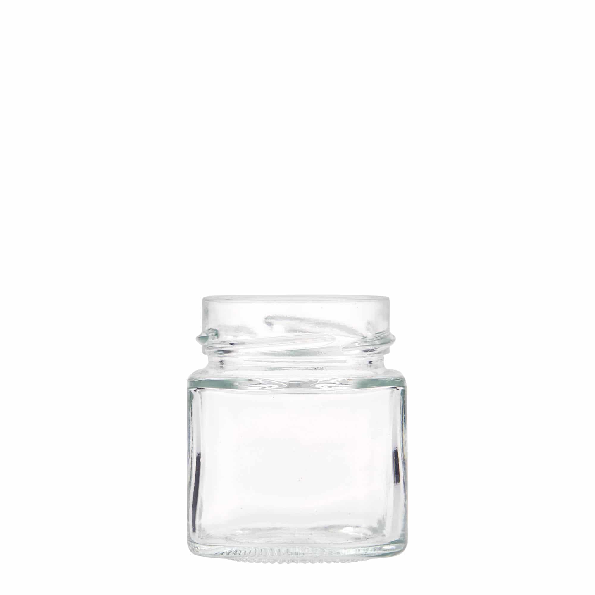 156 ml borcan pătrat „Funny”, gura: Deep-Twist-Off (DTO 58)