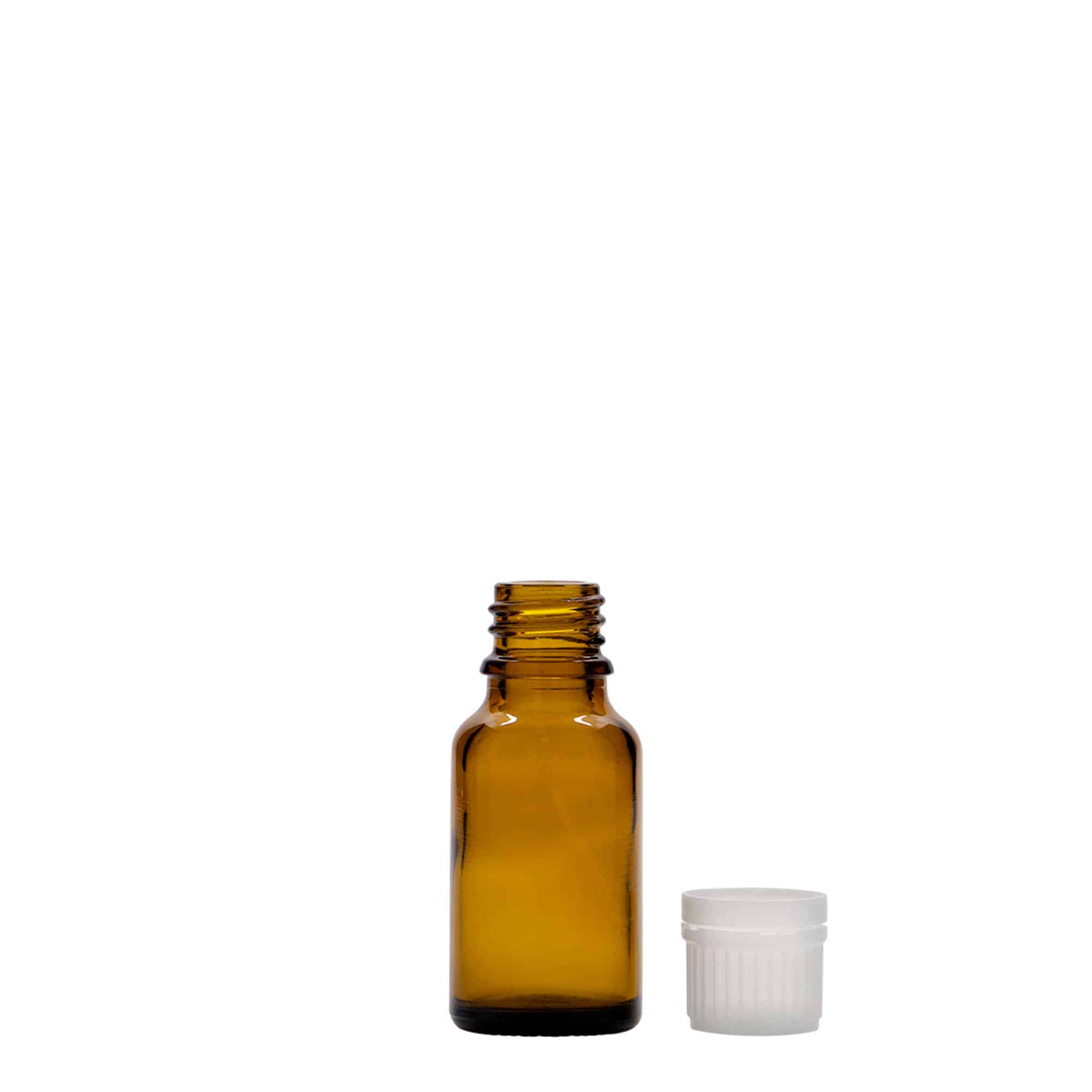 15 ml sticlă medicală, sticlă, maro, gura: DIN 18