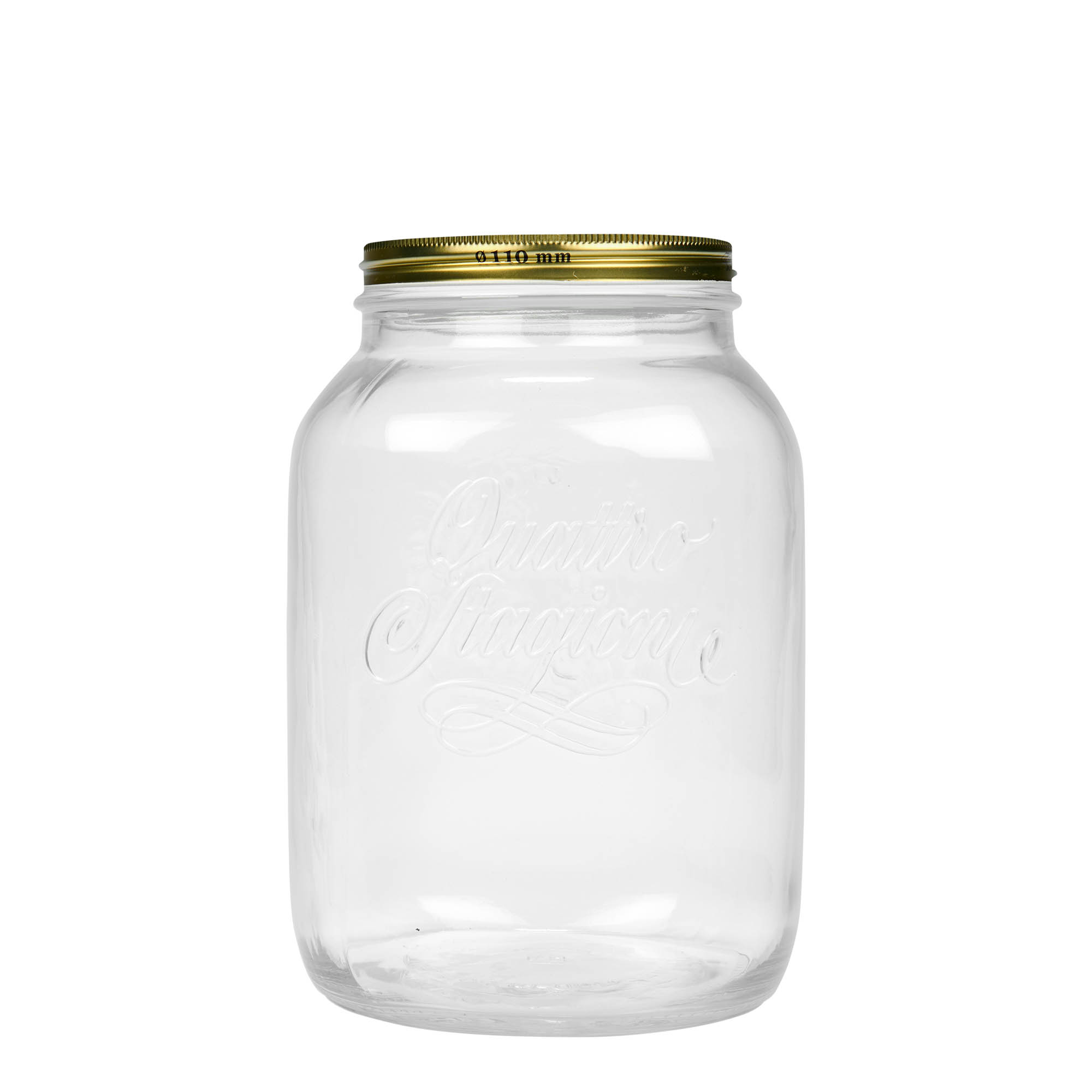3.000 ml sticlă „Quattro Stagioni”, gura: capac cu filet